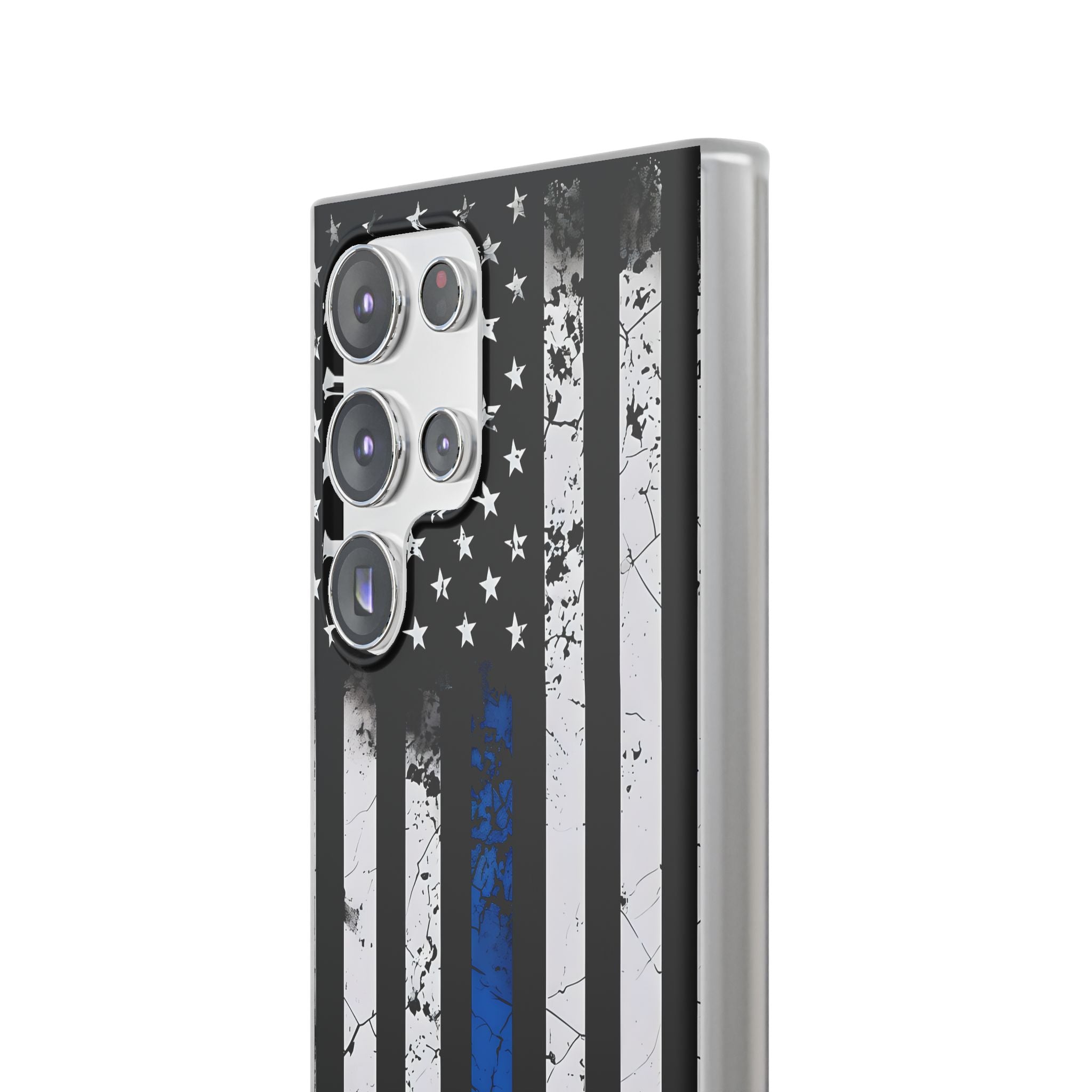 Gritty Cobalt Flag · Soft Handyhülle für Samsung