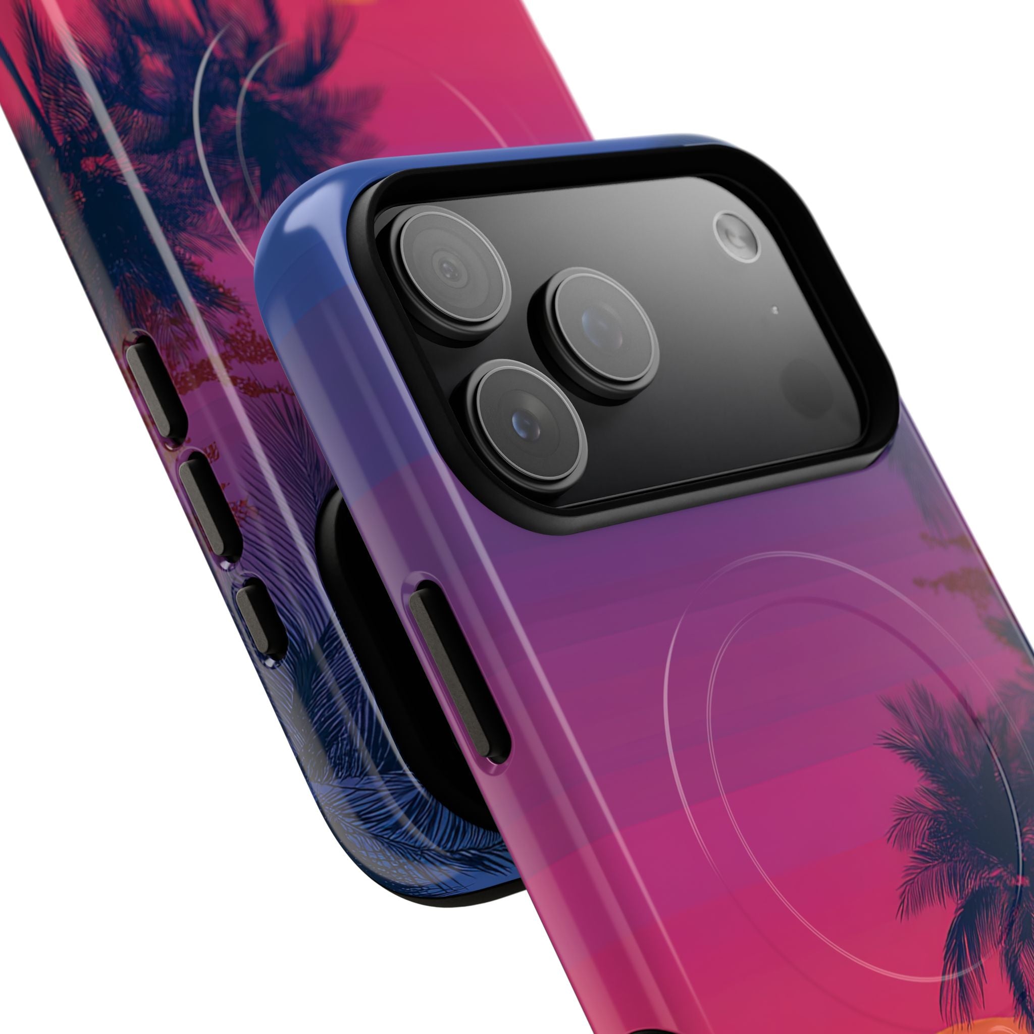 Neon Horizon Palms · Tough+ Telefoncover til iPhone · Magsafe