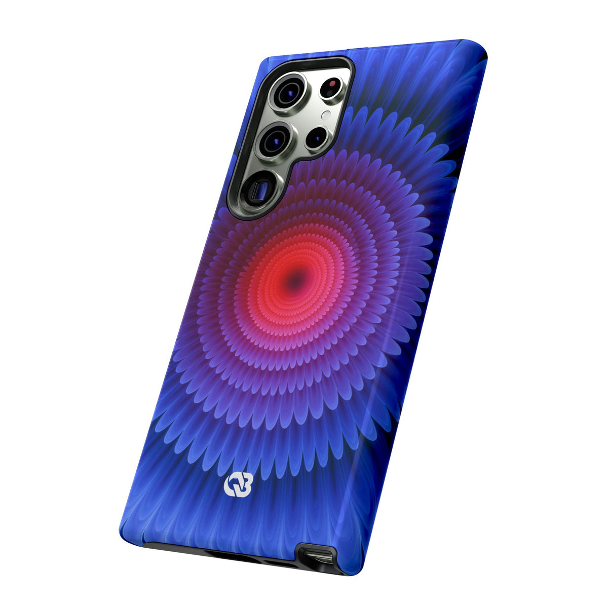 Radial Spectrum Bloom · Tough Phone Case for Samsung · Blue