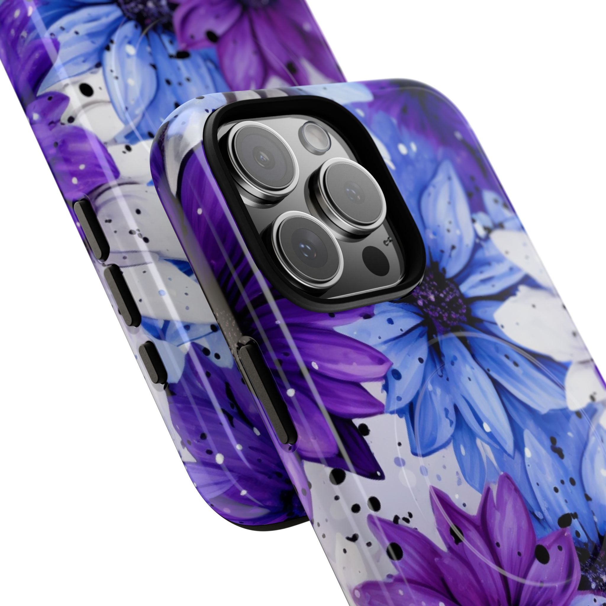 Ink Splatter Blooms · Tough+ Custodia per iPhone · Magsafe