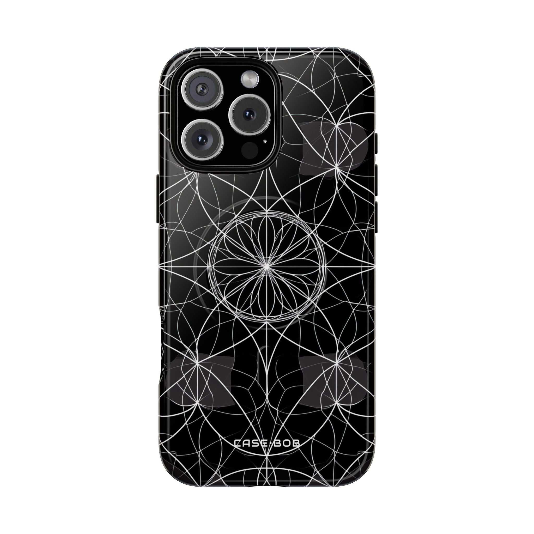Strahlender Blütenblatt-Orbit iPhone 16 Pro Max Case - Tough+