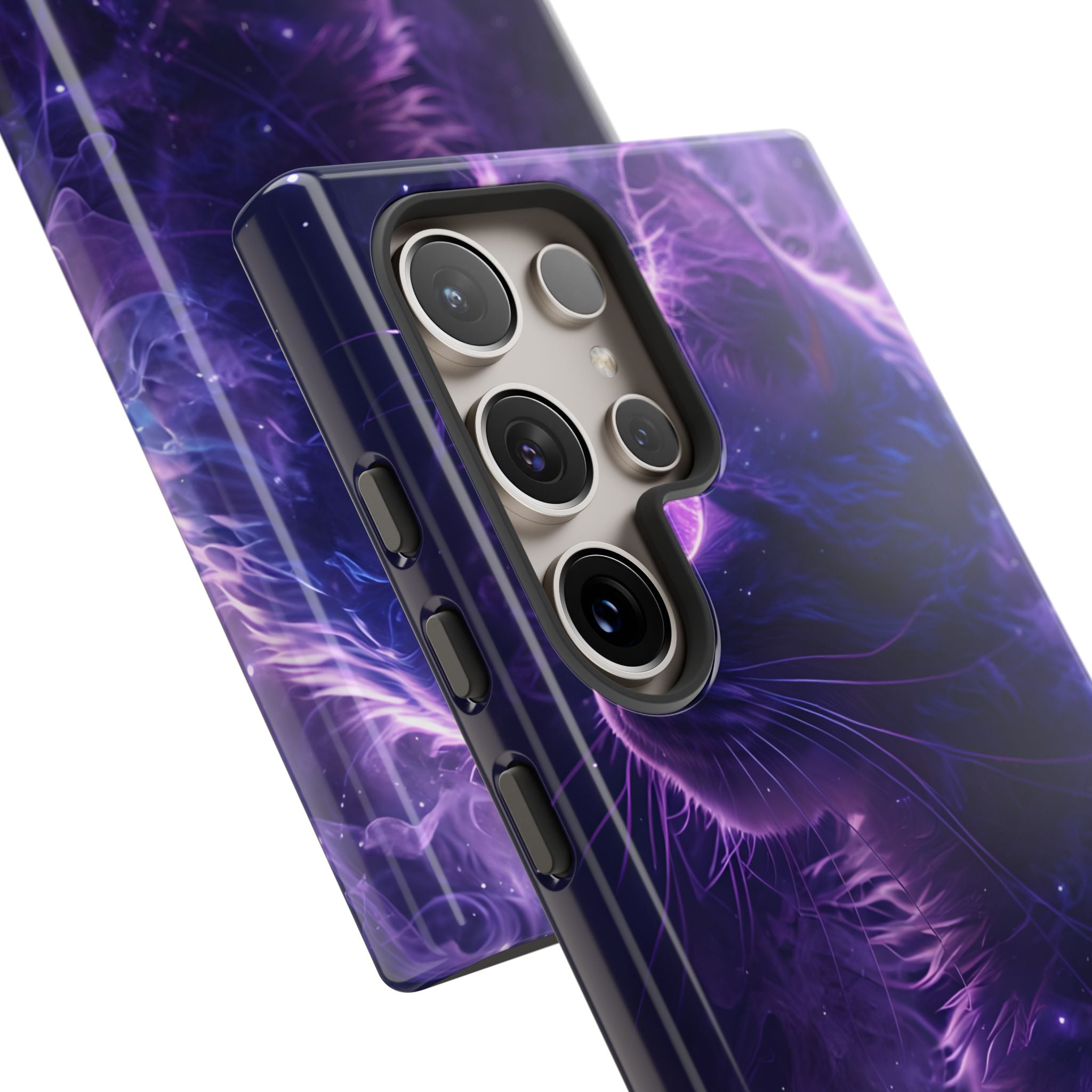 Purple Void Feline · Tough Custodia per Samsung