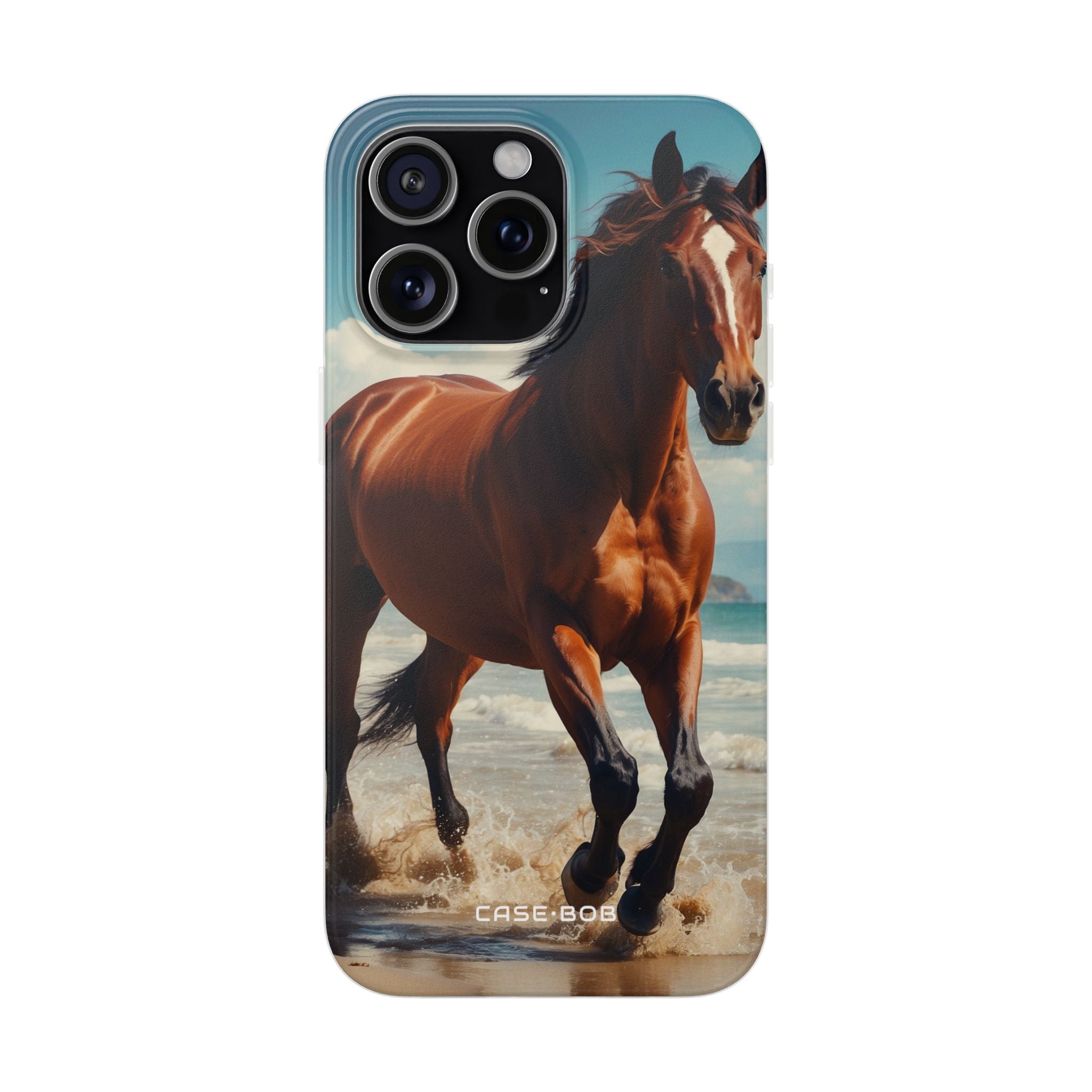 Blazing Horse iPhone 15 Pro Max Case - Soft