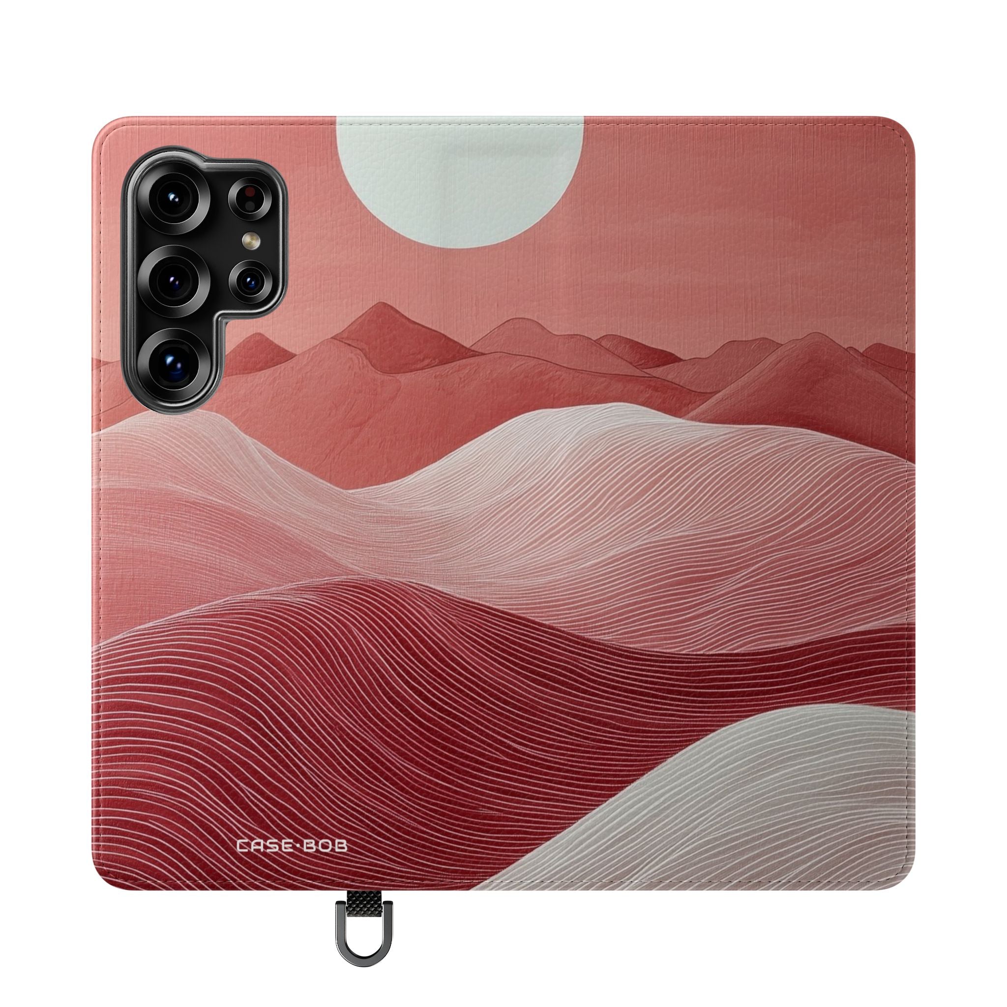 White Orb Dunes - Samsung S25 Ultra Case - Wallet