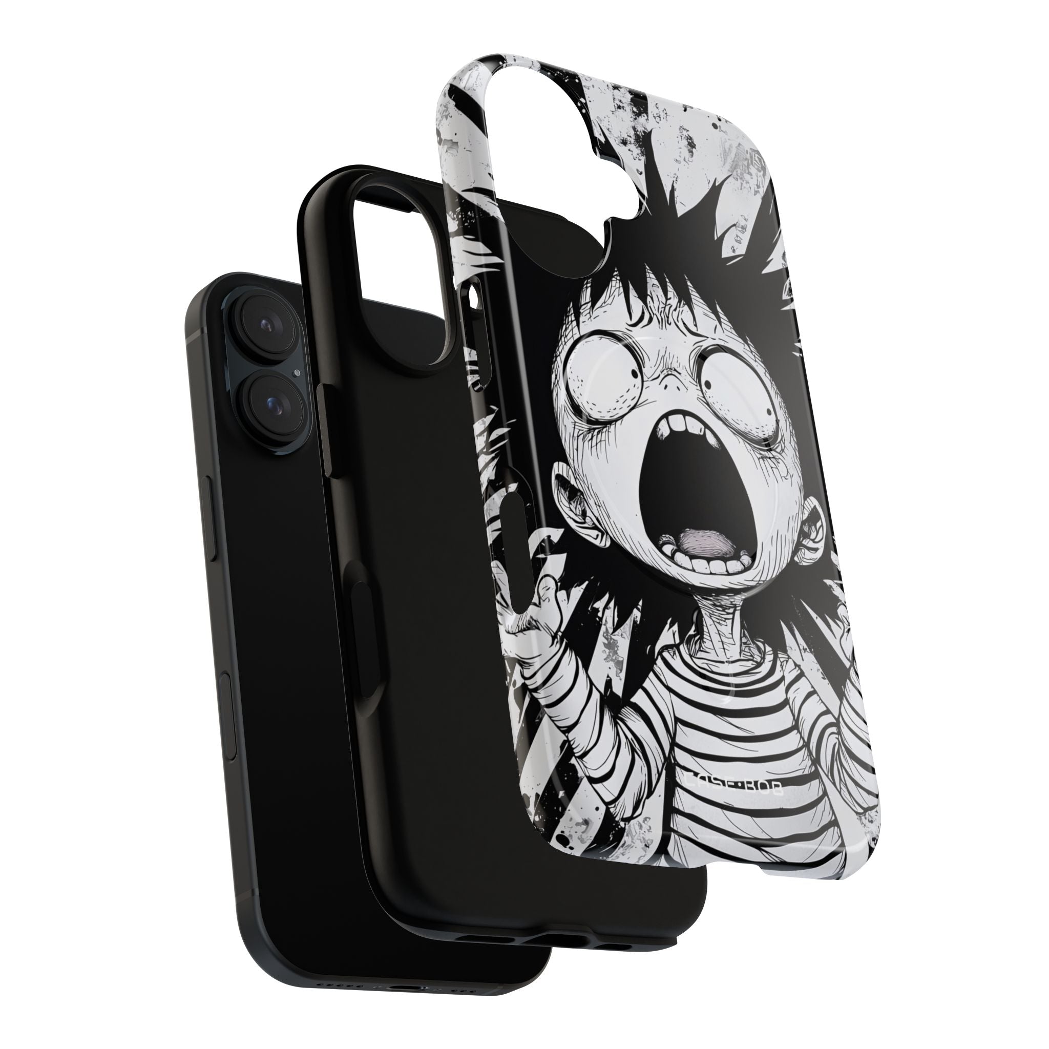 Screaming Stripes iPhone 16 Case - Tough+