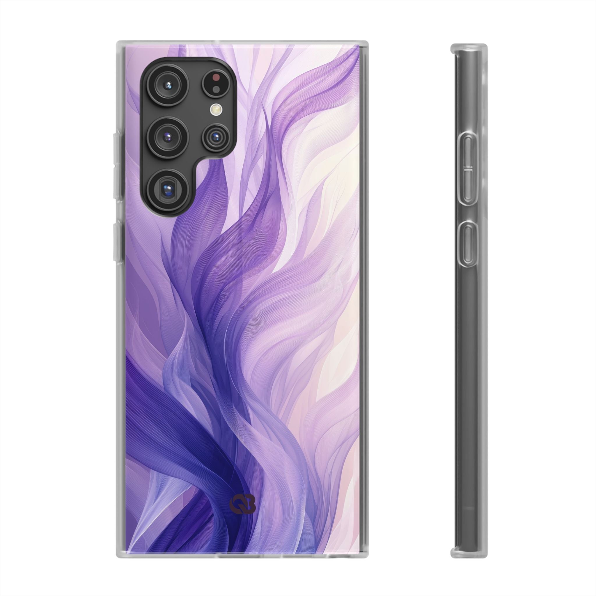 Amethyst Silk Waves · Soft Phone Case for Samsung