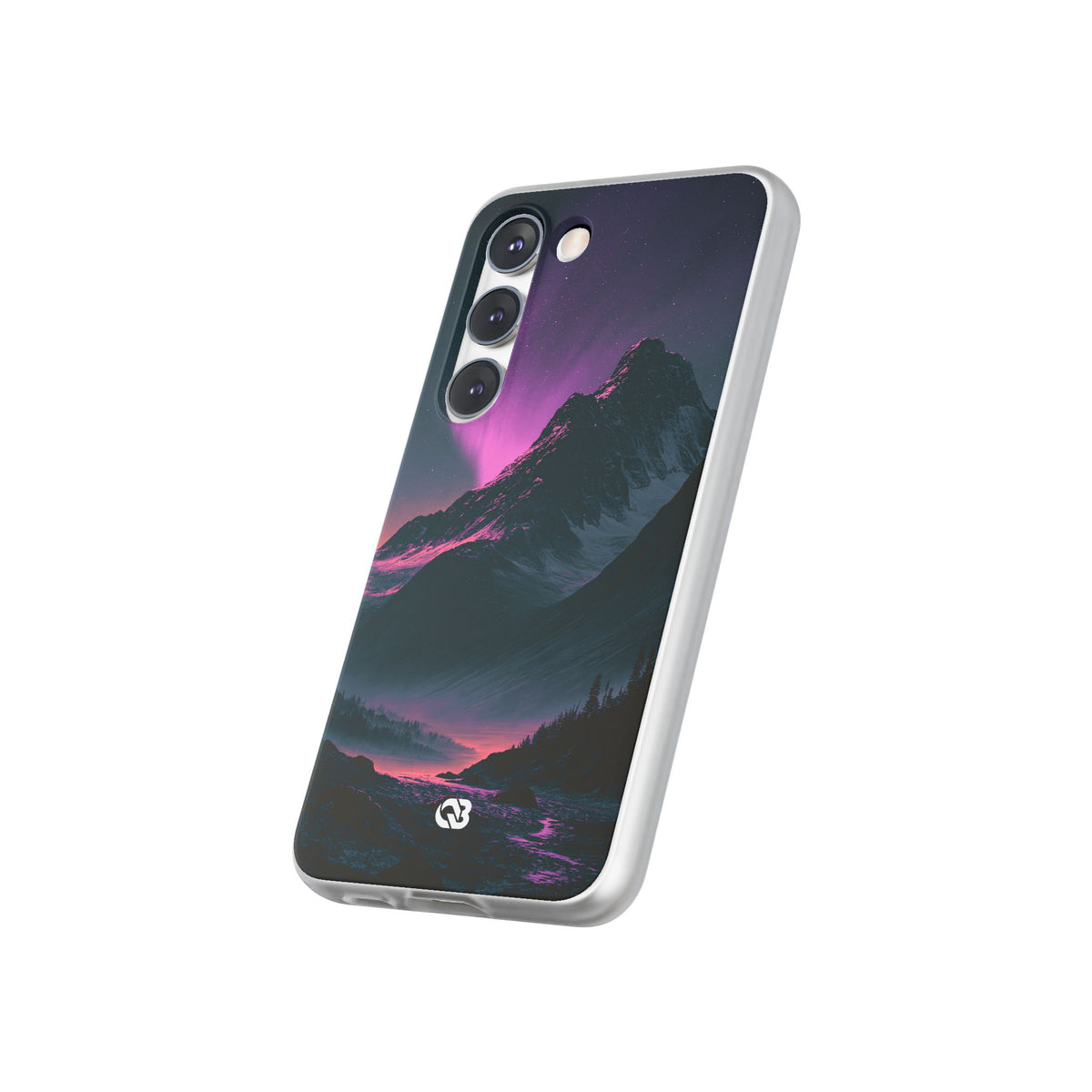Arctic Aurora Summit · Lite Phone Case for Samsung · Black