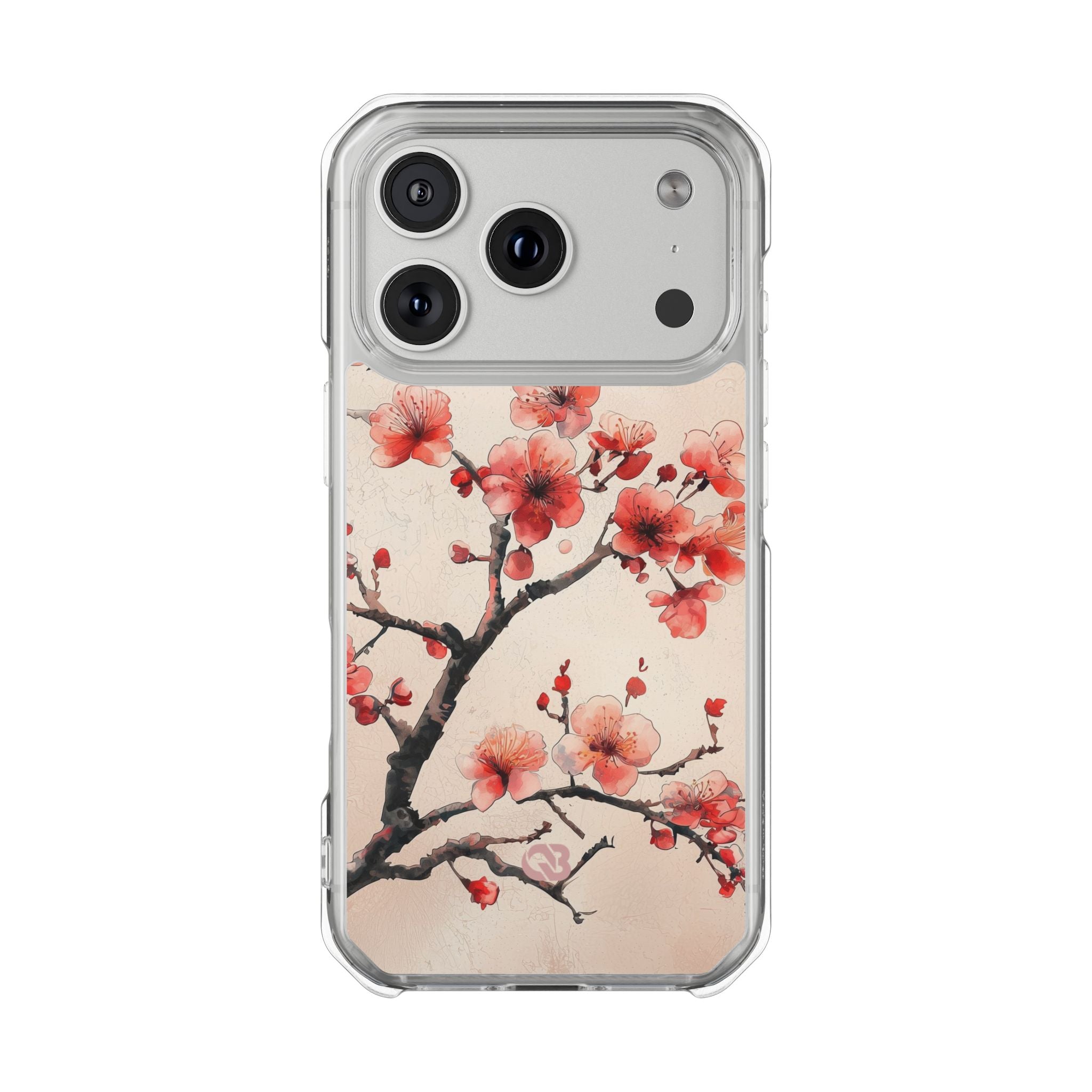 Crimson Silk Flora · Impact Handyhülle für iPhone · Magsafe