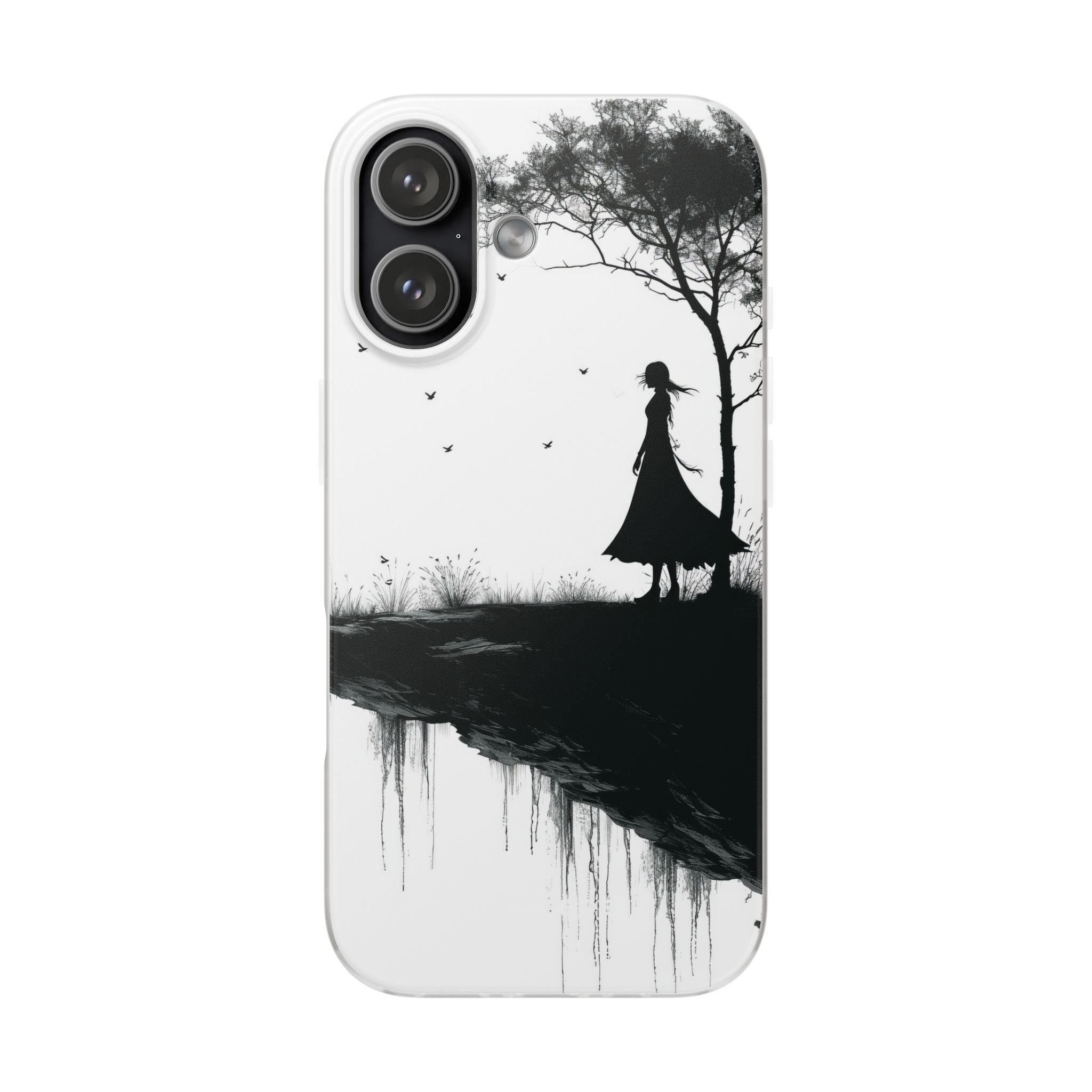 Cliffside Silhouette iPhone 17 Case - Soft - CASE•BOB