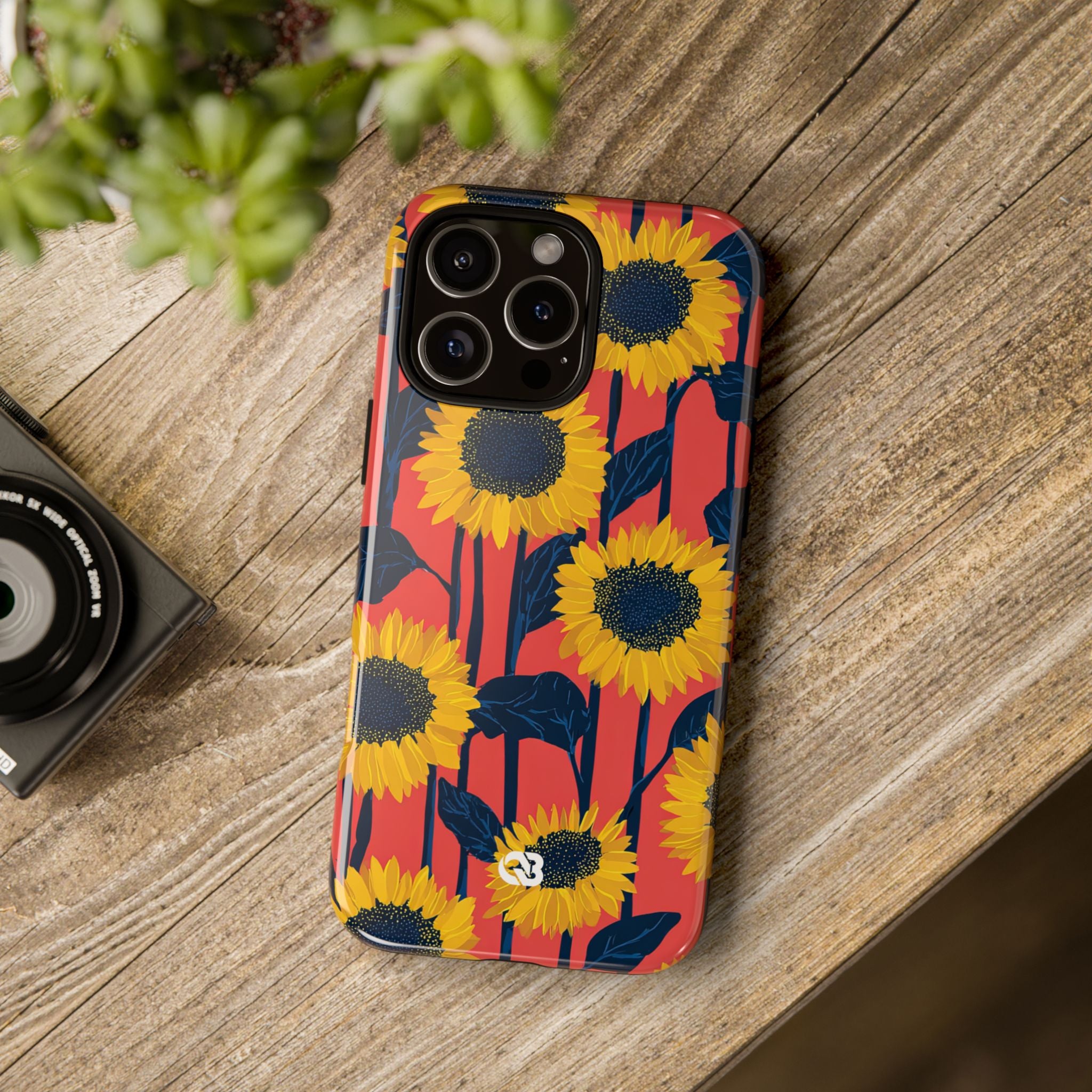 Solar Navy Bloom · Tough Phone Case for iPhone