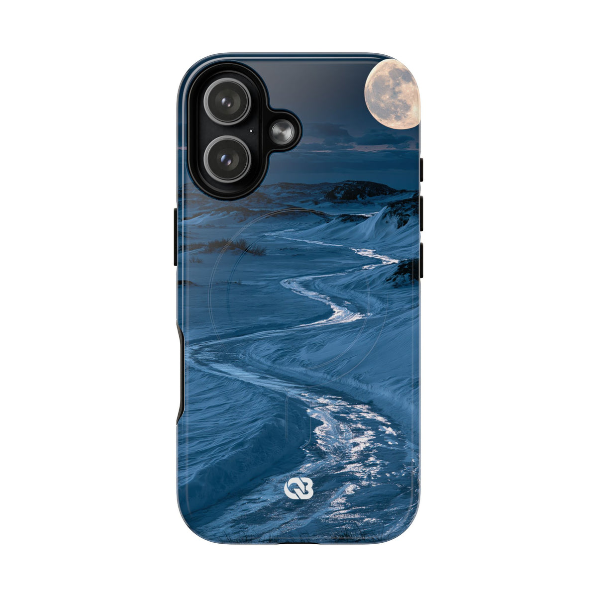 Arctic Moon Drift · Tough 2.0 Magnetic Phone Case for iPhone · Blue