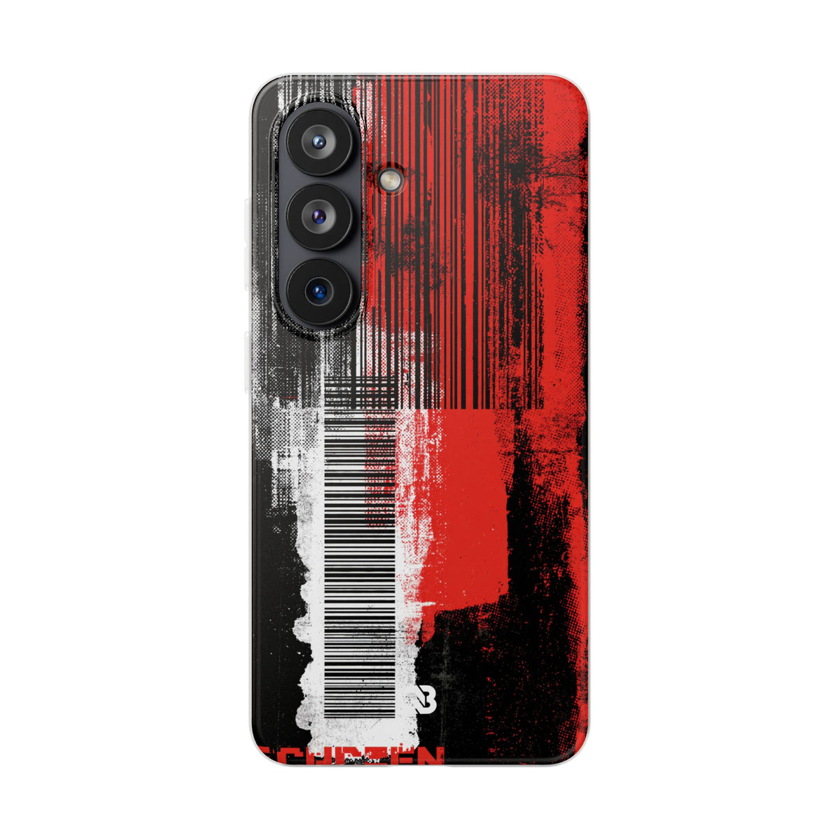 Distorted Barcode · Lite Phone Case for Samsung · Black
