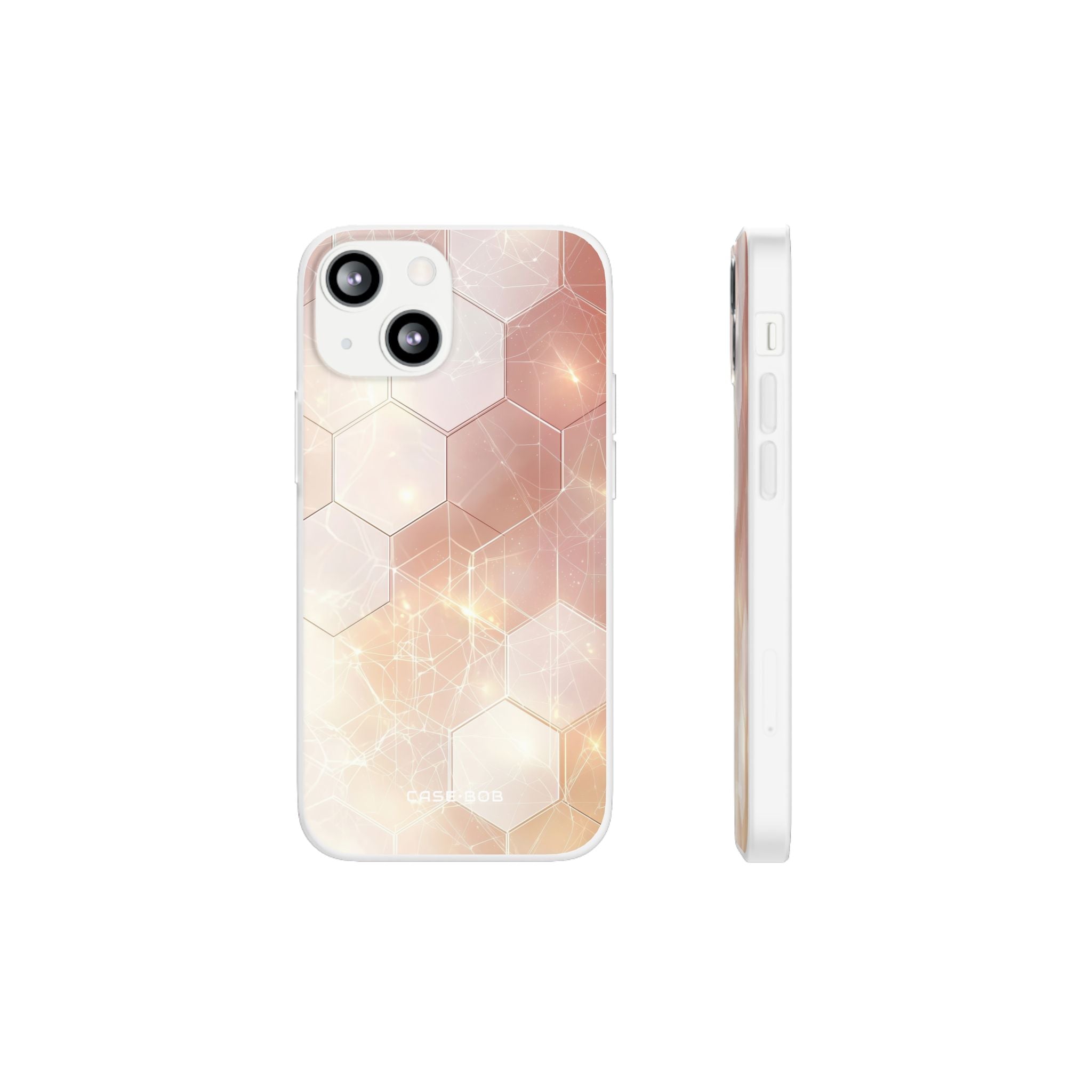 Honeycomb Glow iPhone 13 mini Case - Soft