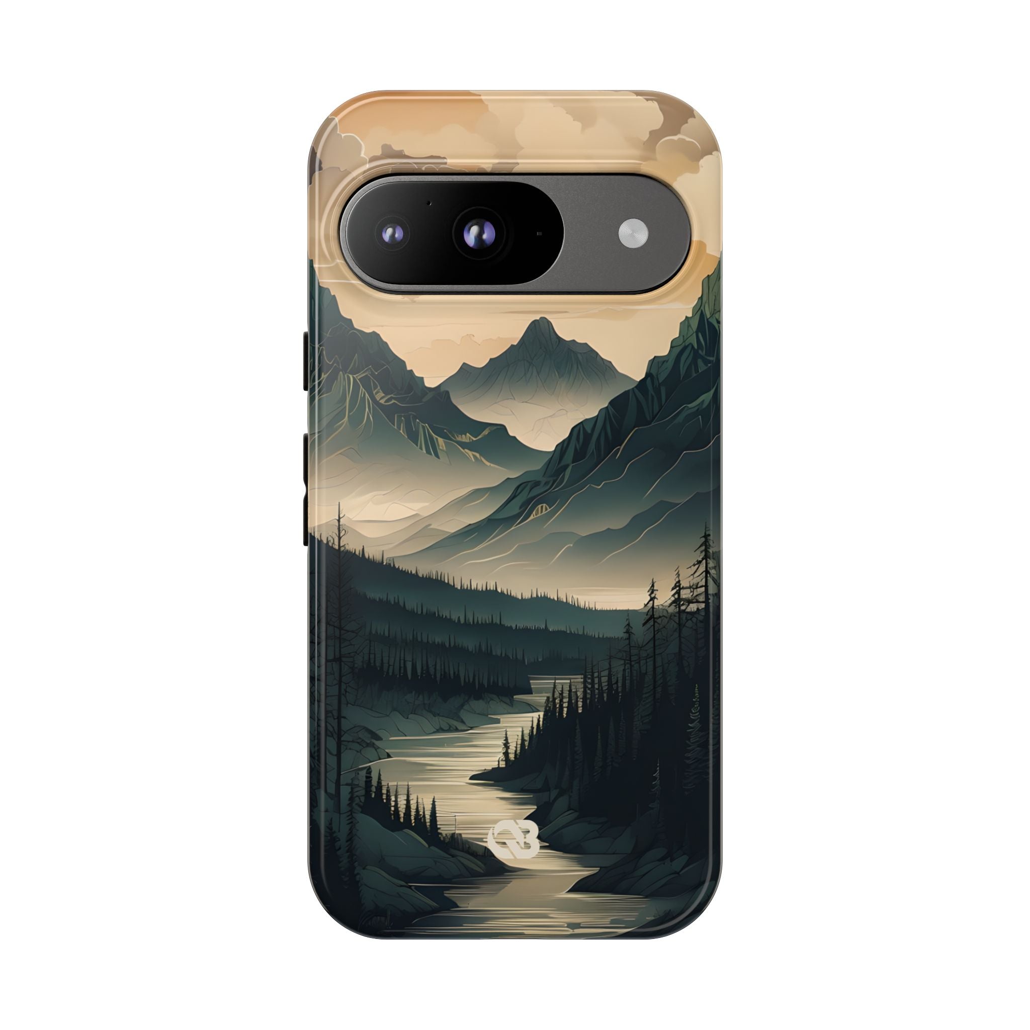 Summit River Dusk · Tough Phone Case for Google Pixel
