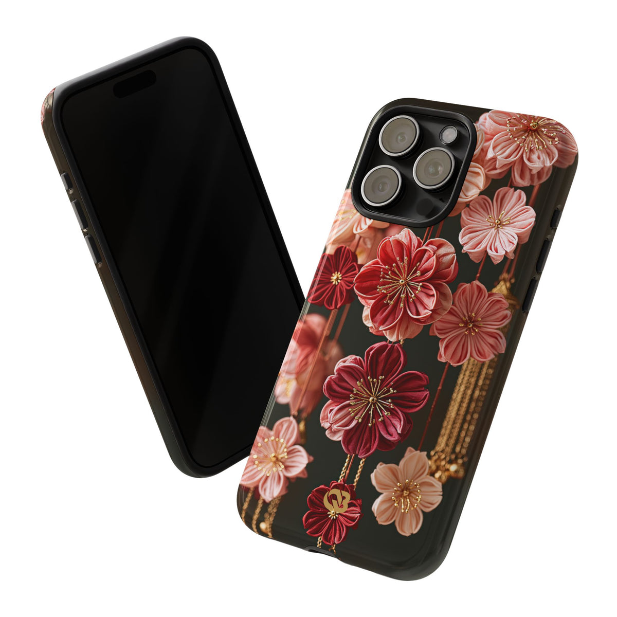 Silk Blossom Kanzashi · Tough Phone Case for iPhone · Pink
