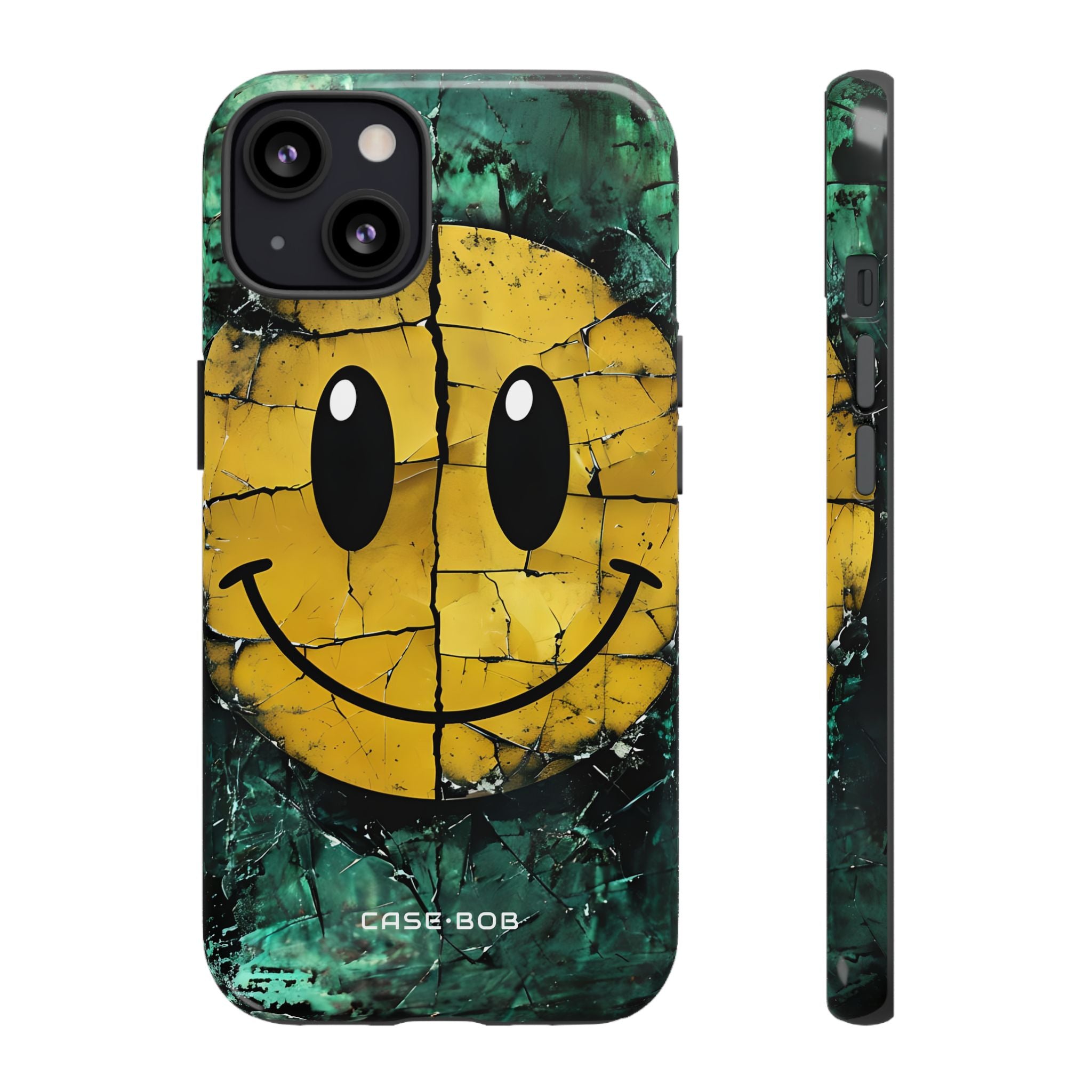 Zerbrochener Smiley iPhone 13 Case - Tough