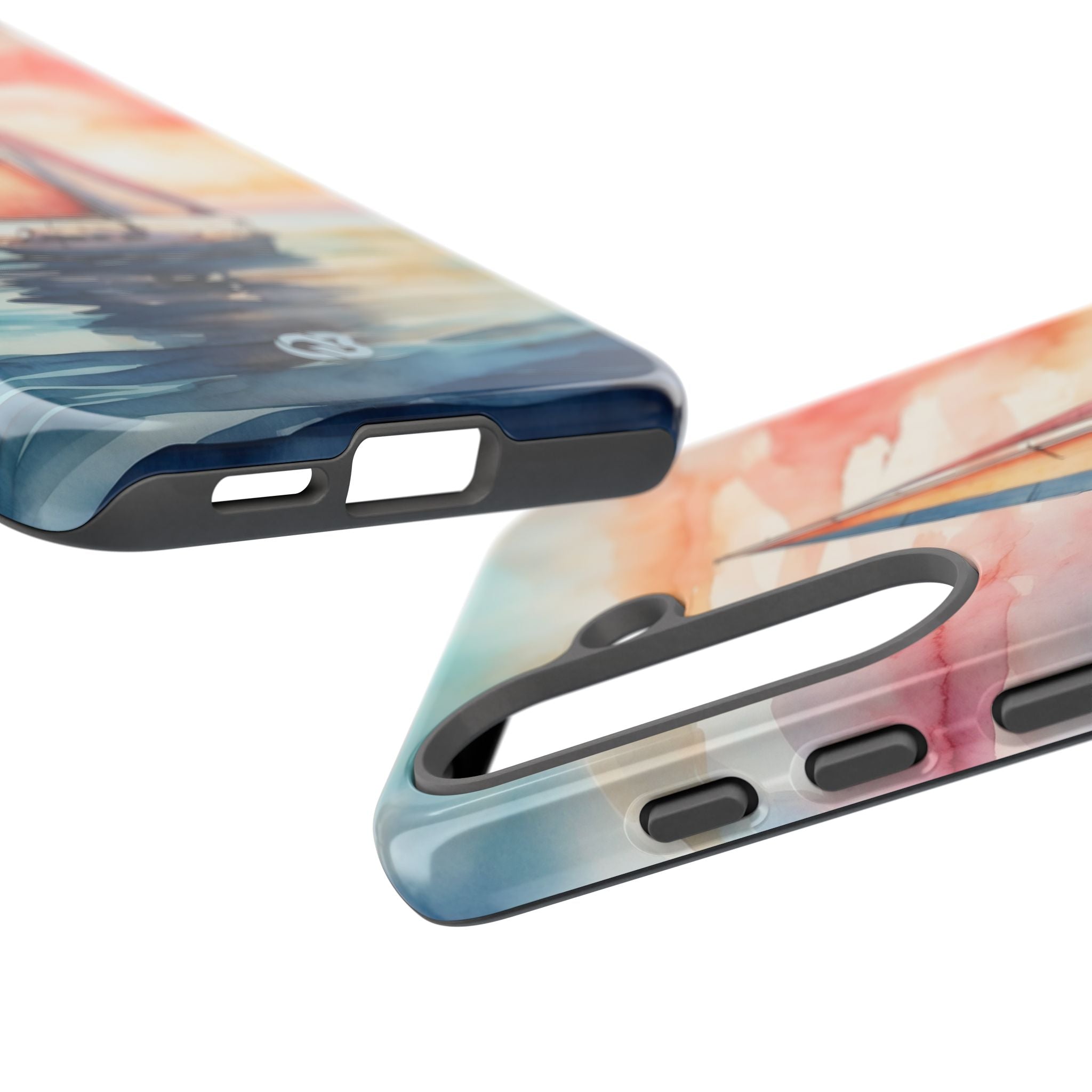 Crimson Horizon Sail · Tough Phone Case for Samsung