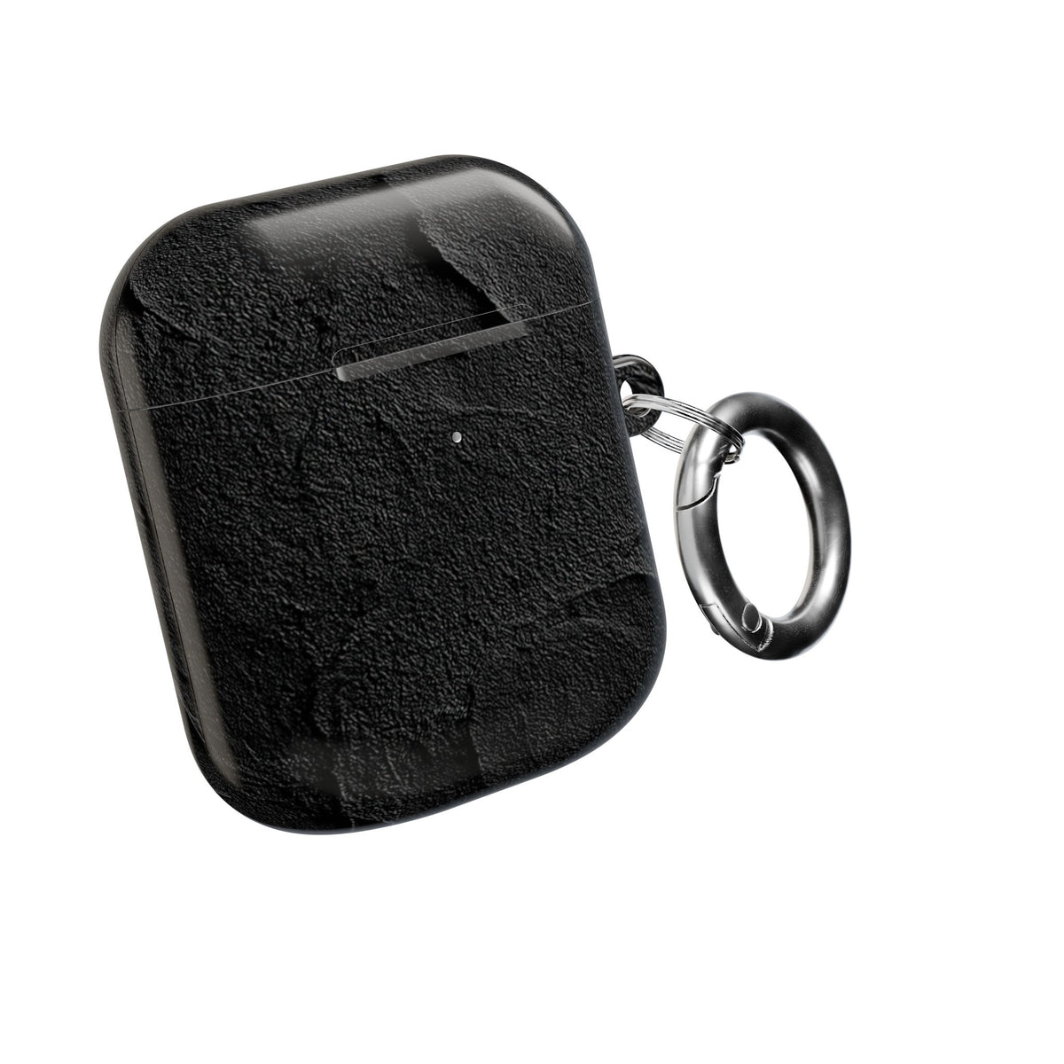 Obsidian Stucco Relief · Hard Case for AirPods & AirPods Pro · Black
