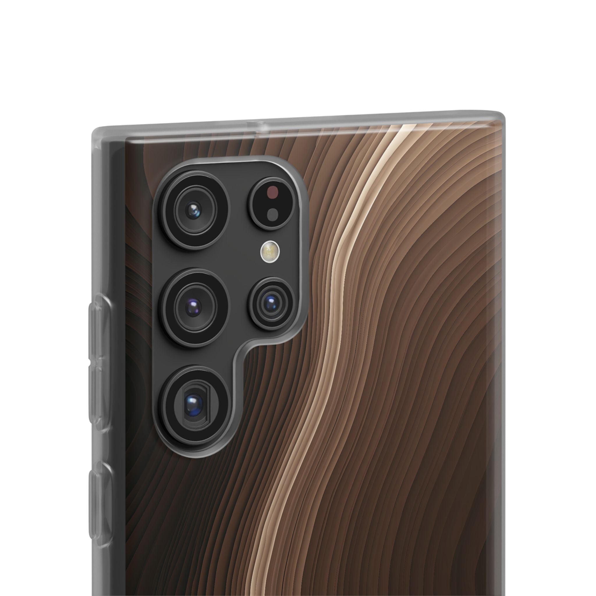 Brown Lite Phone Case for Samsung - Bronzed Canyon Relief