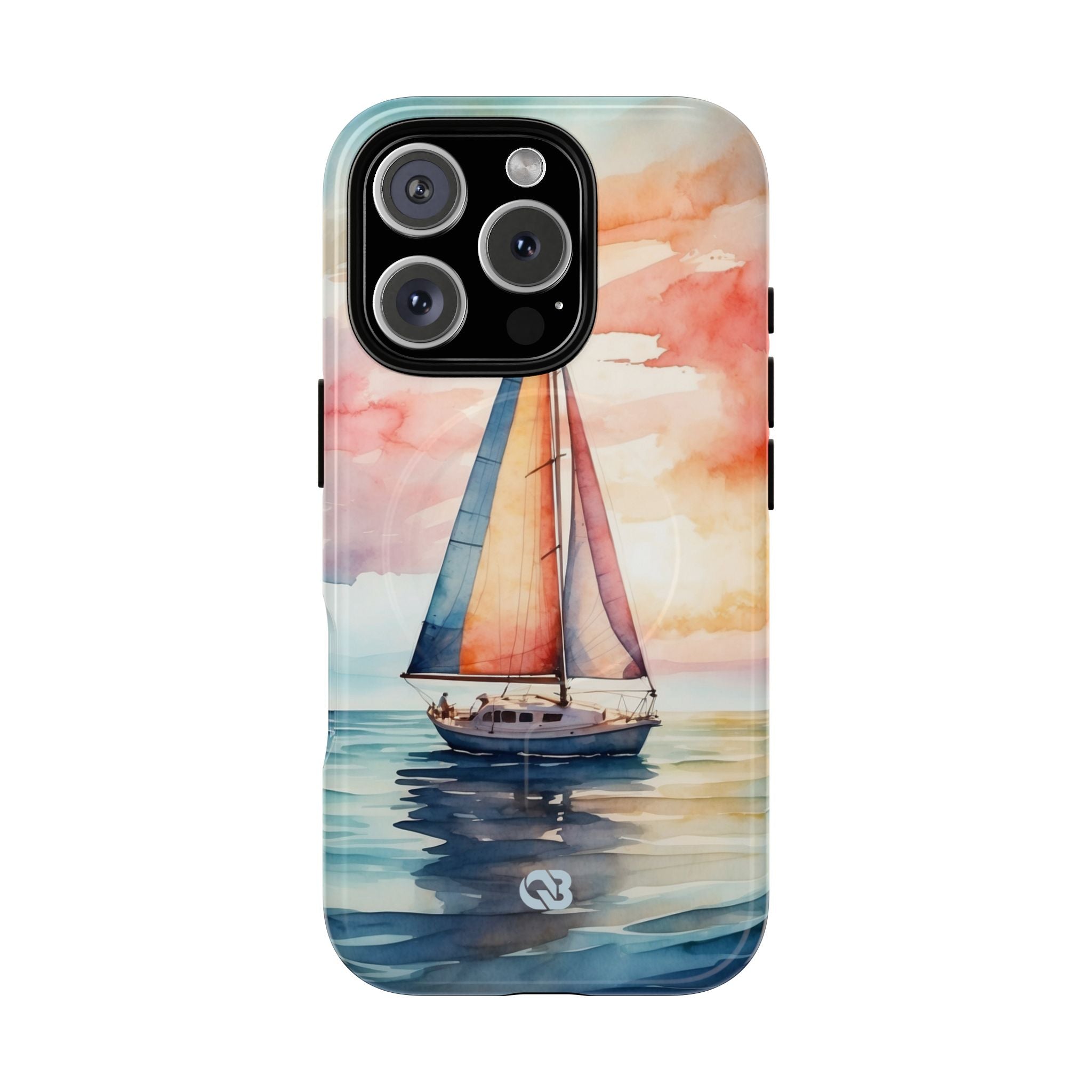 Crimson Horizon Sail · Tough+ Phone Case for iPhone · Magsafe
