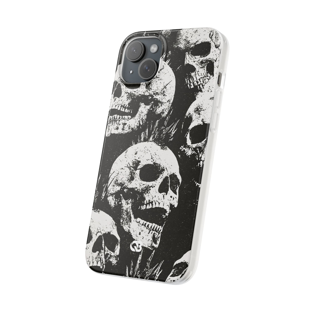 Punk Skull Riot · Lite Phone Case for iPhone · Black