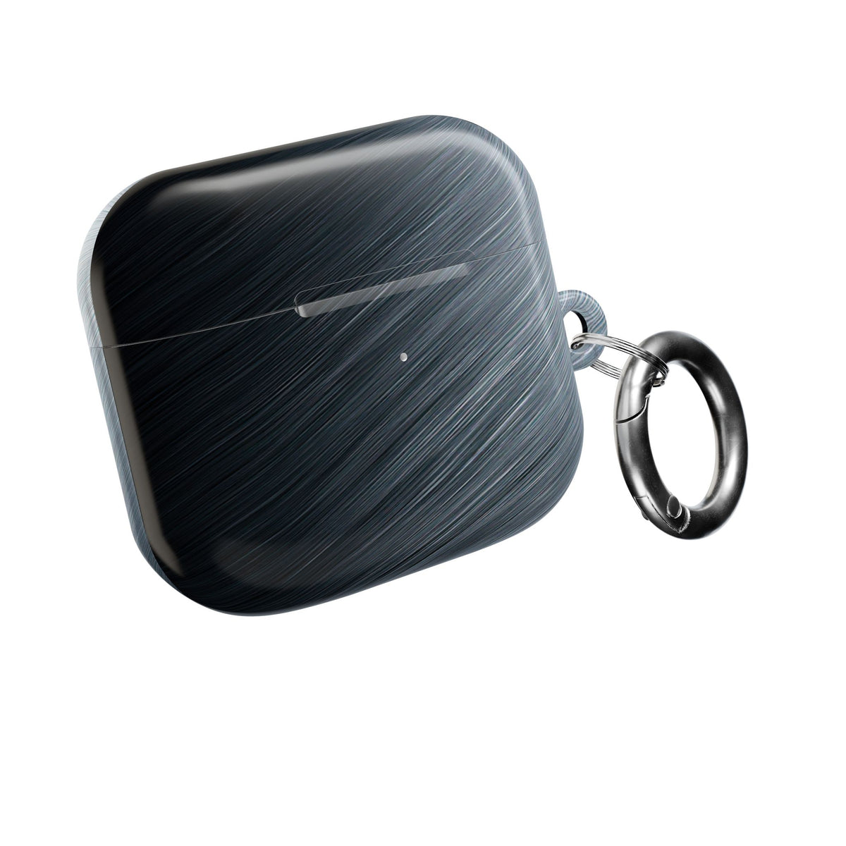 Brushed Obsidian Steel · Hard Case for AirPods & AirPods Pro · Grey