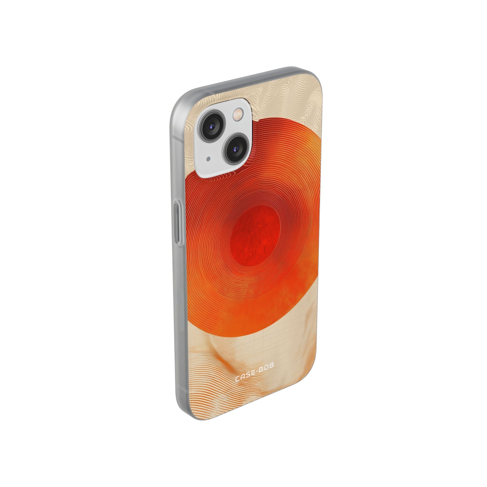 Sunburst Swirl iPhone 14 Skal - Mjuk