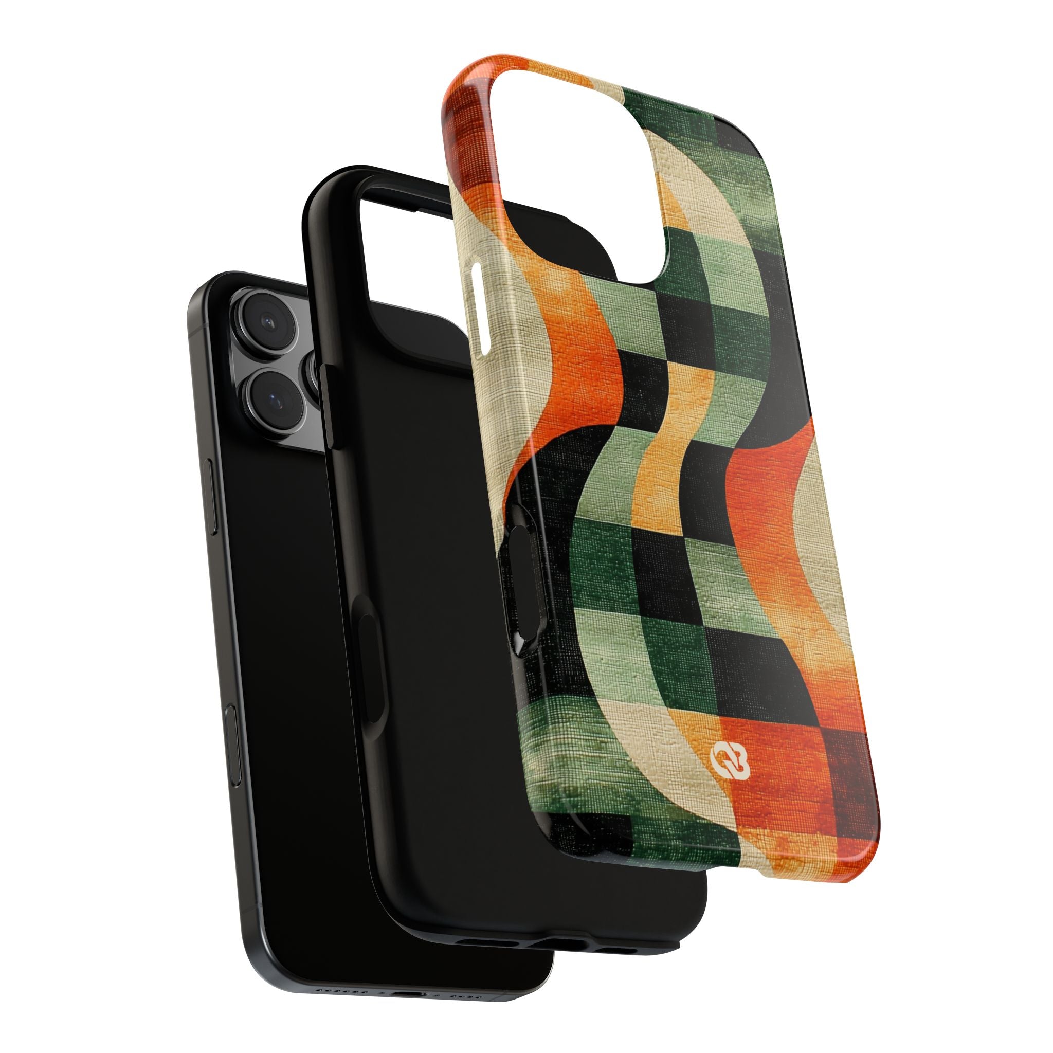 Burnt Orange Curve · Tough Etui na telefon dla iPhone