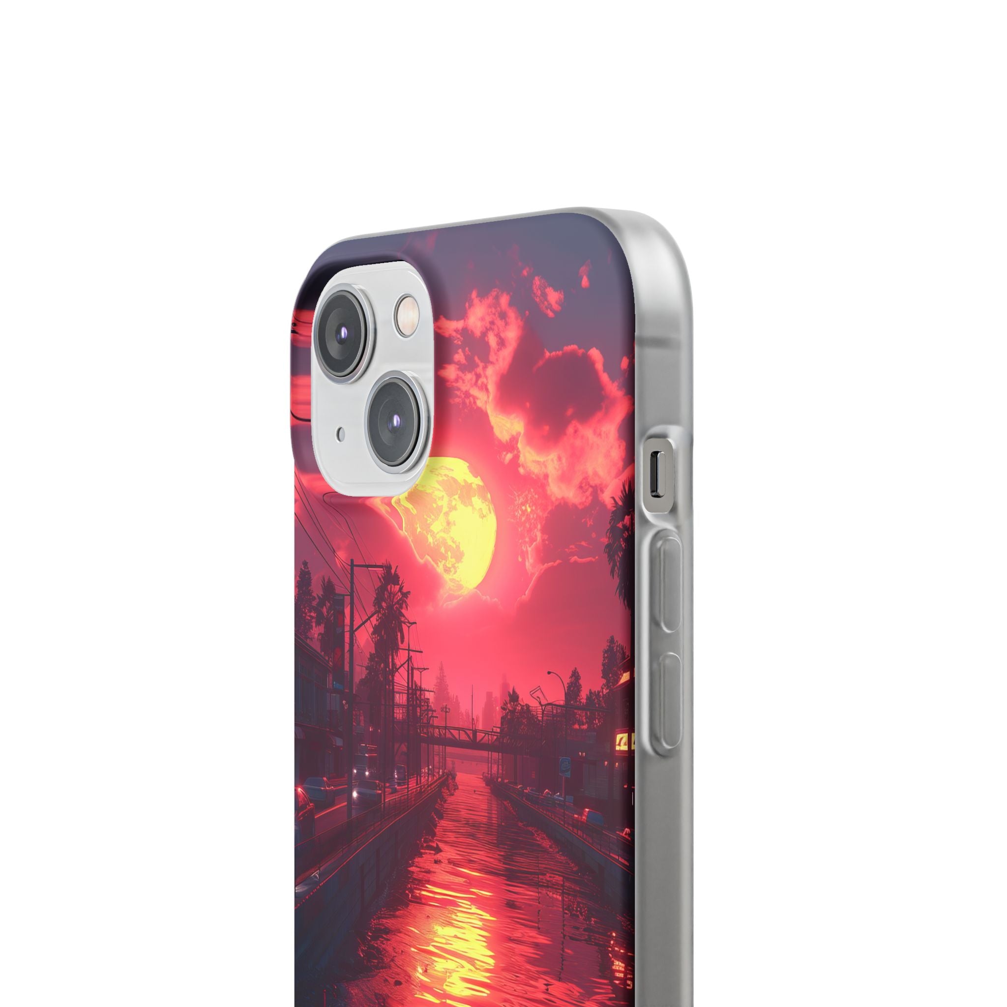 Leuchtendes Mondlicht iPhone 14 Case - Soft