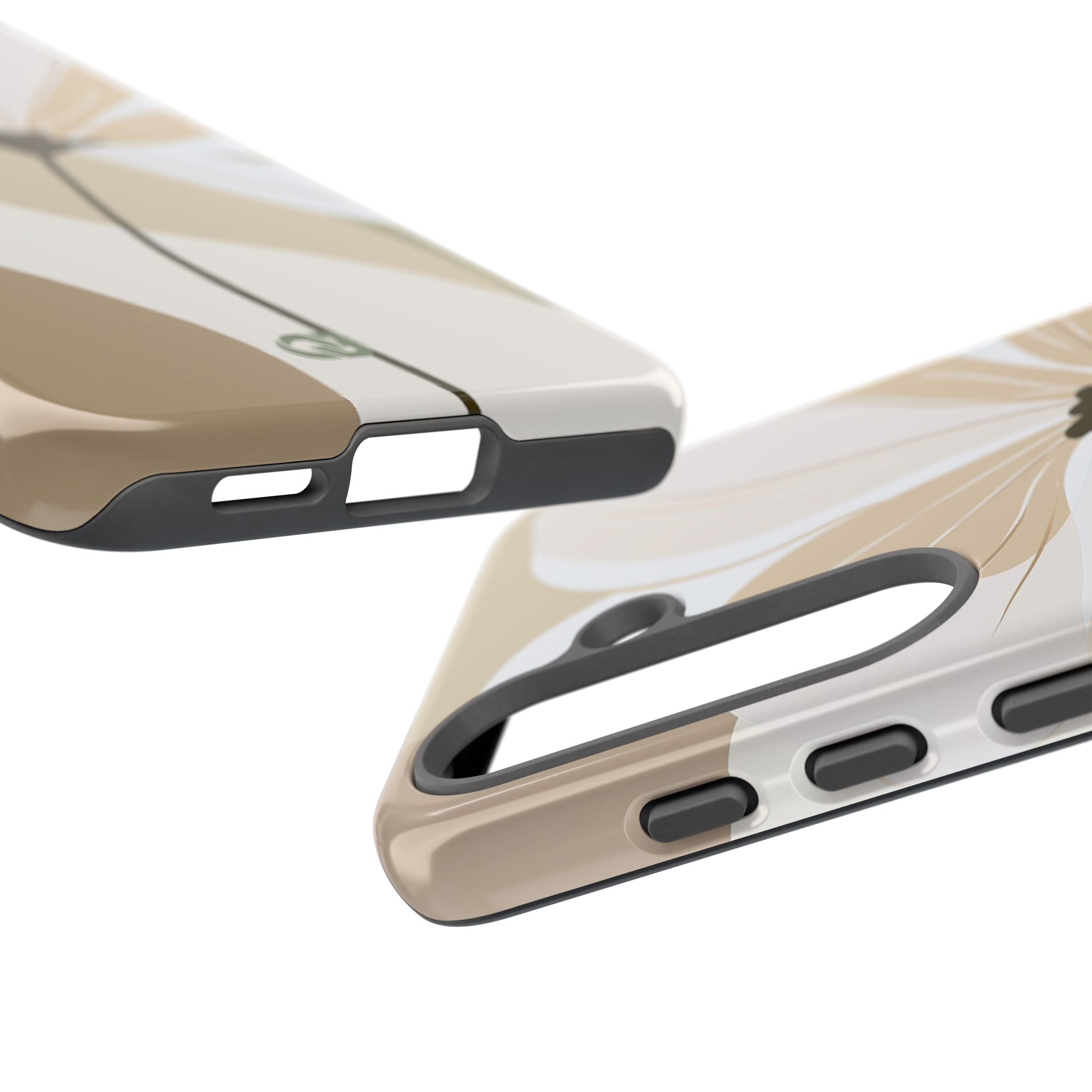 Beige Tough Phone Case for Samsung - Sage Linen Magnolia