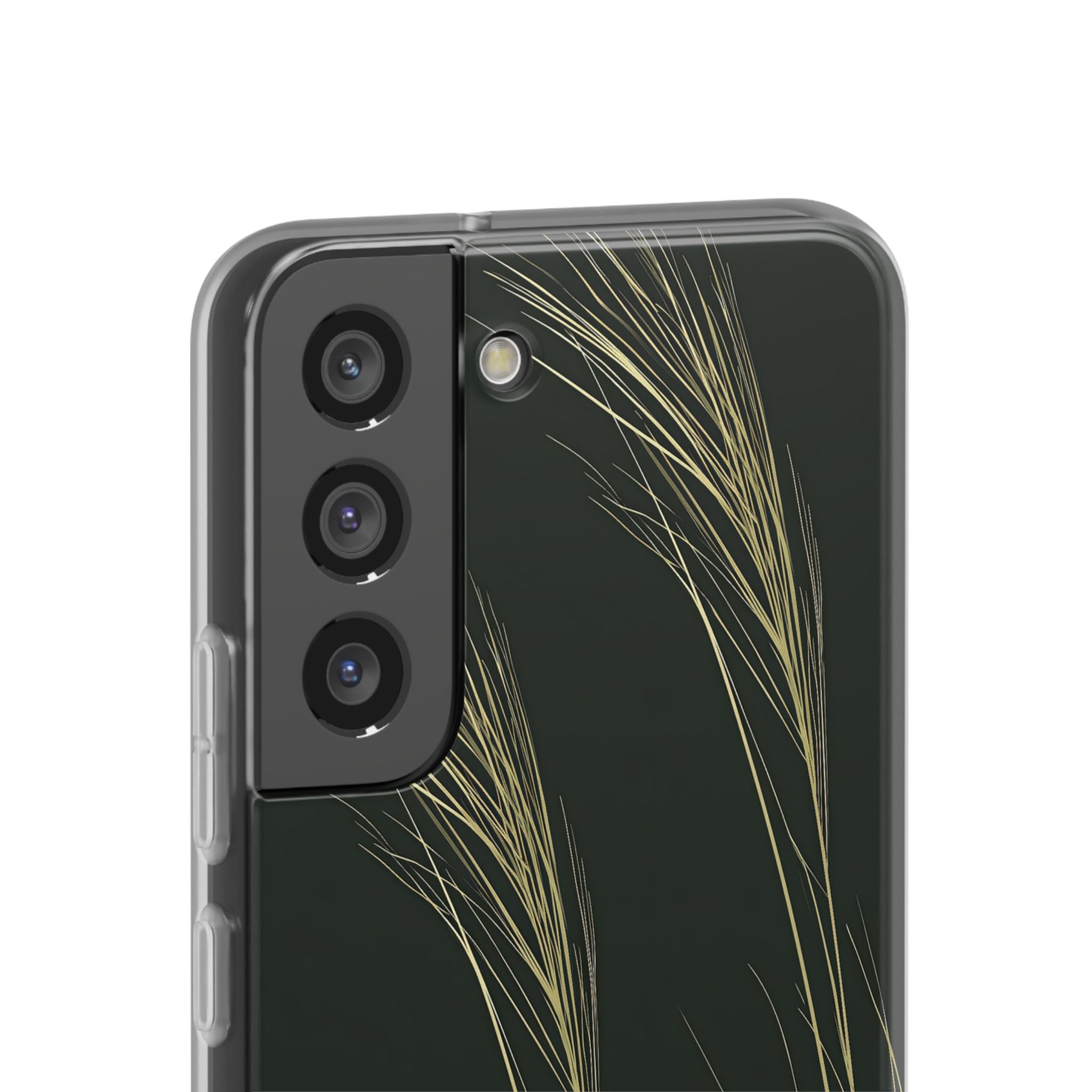 Green Lite Phone Case for Samsung - Midnight Gilded Grass