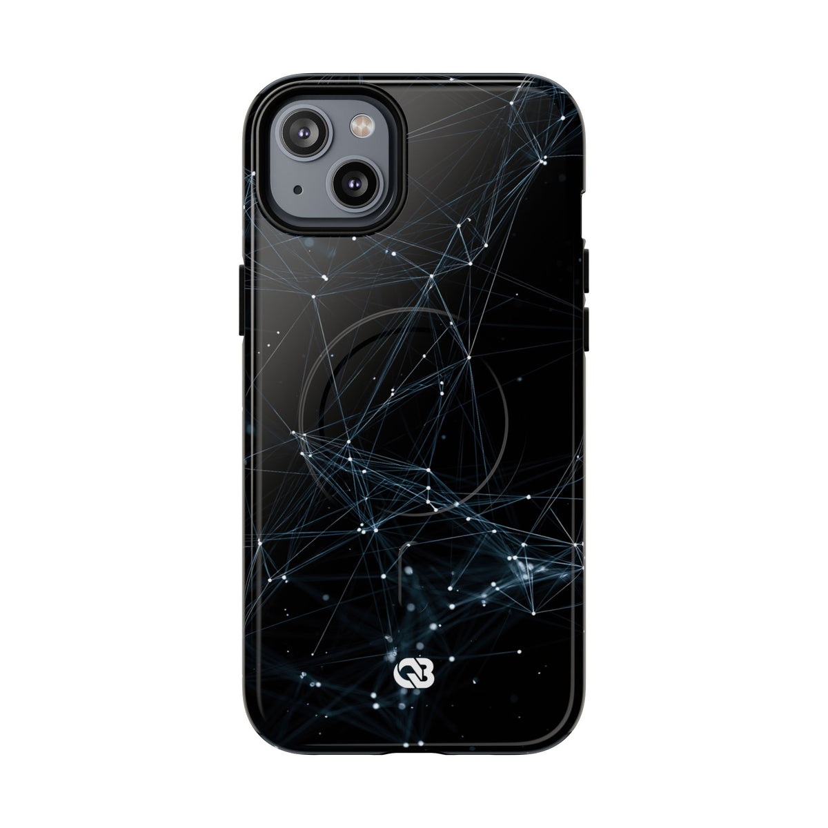 Black Tough 2.0 Magsafe Phone Case for iPhone - Arctic Neural Mesh