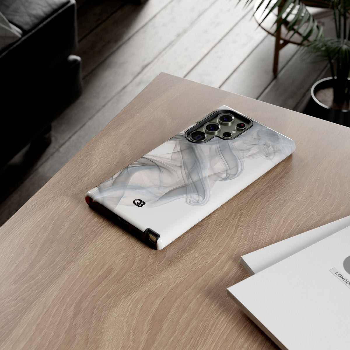 Vapor Noir · Tough Phone Case for Samsung · White