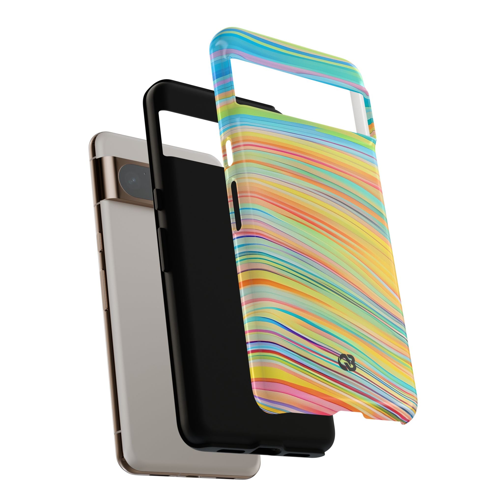 Prism Ribbon Flux · Tough Phone Case for Google Pixel