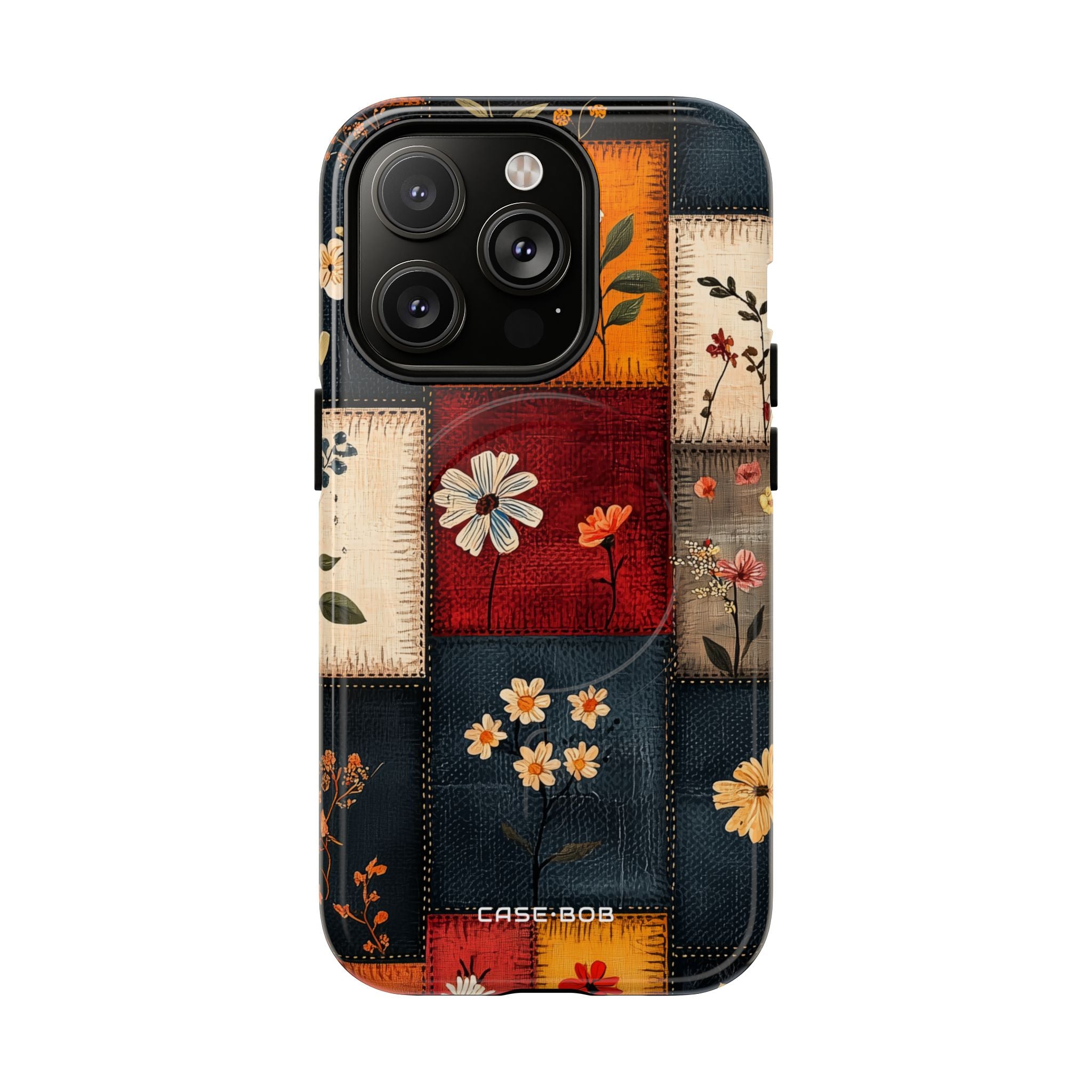Patchwork Blooms iPhone 14 Pro Case - Tough+