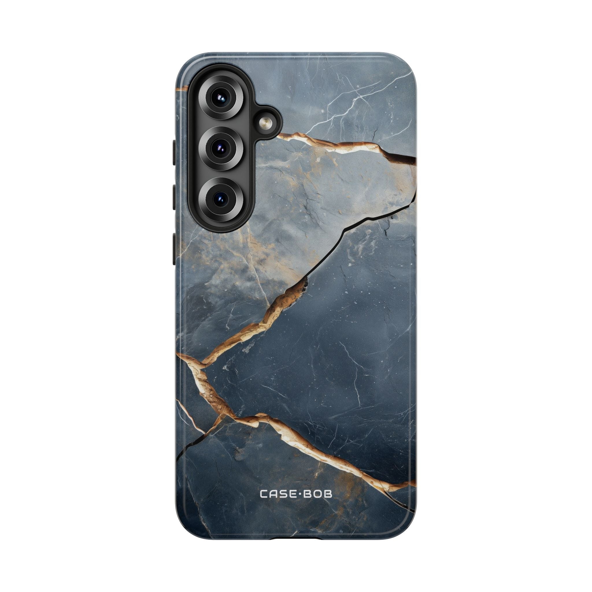 Jagged Vein Navy Samsung S25 Plus Case - Tough
