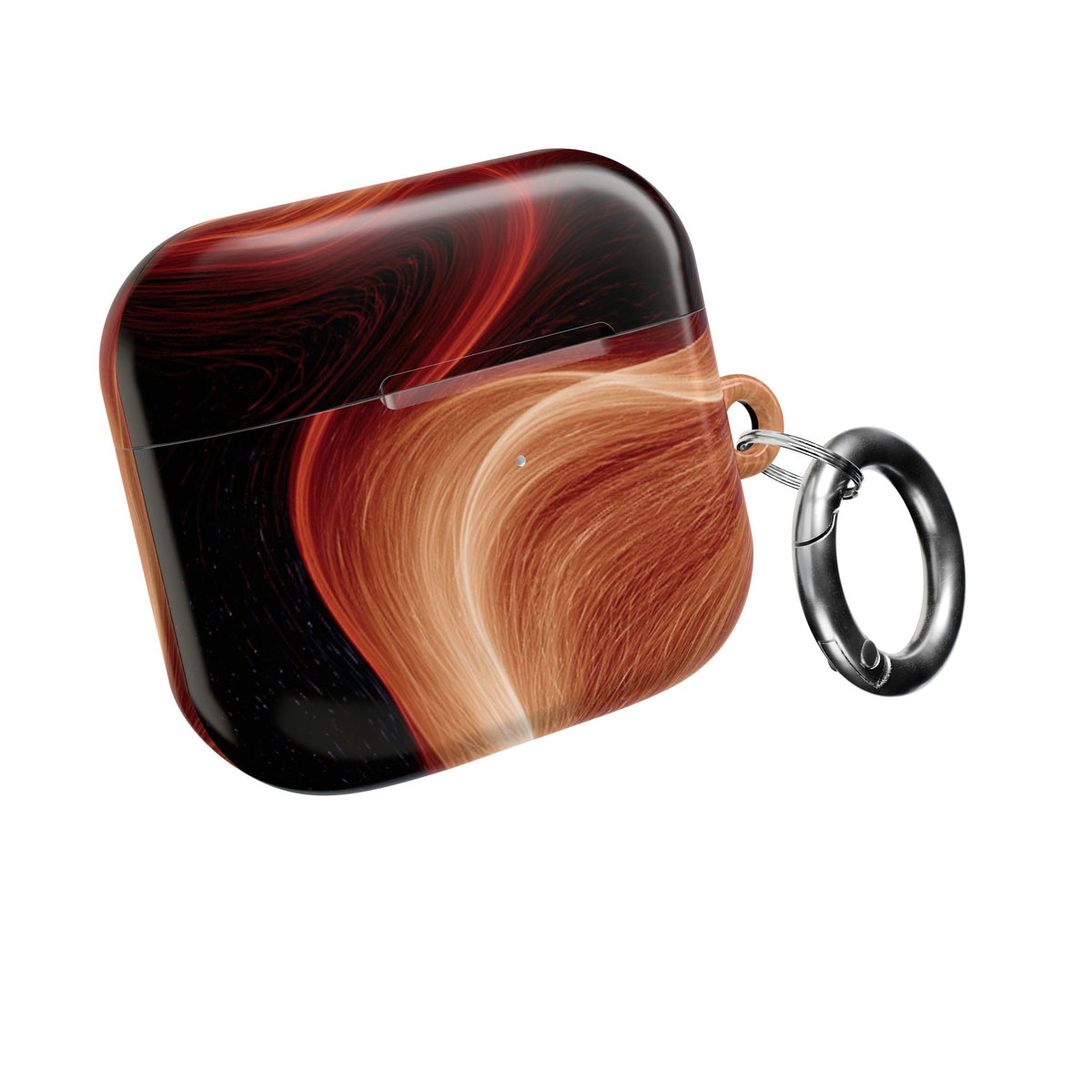 Solar Ember Flow · Hard Case for AirPods & AirPods Pro · Orange
