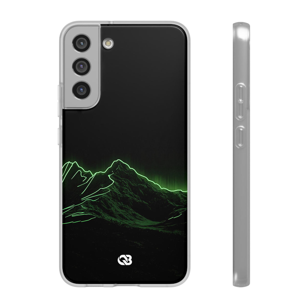 Nordic Mountain Contour · Lite Phone Case for Samsung · Black