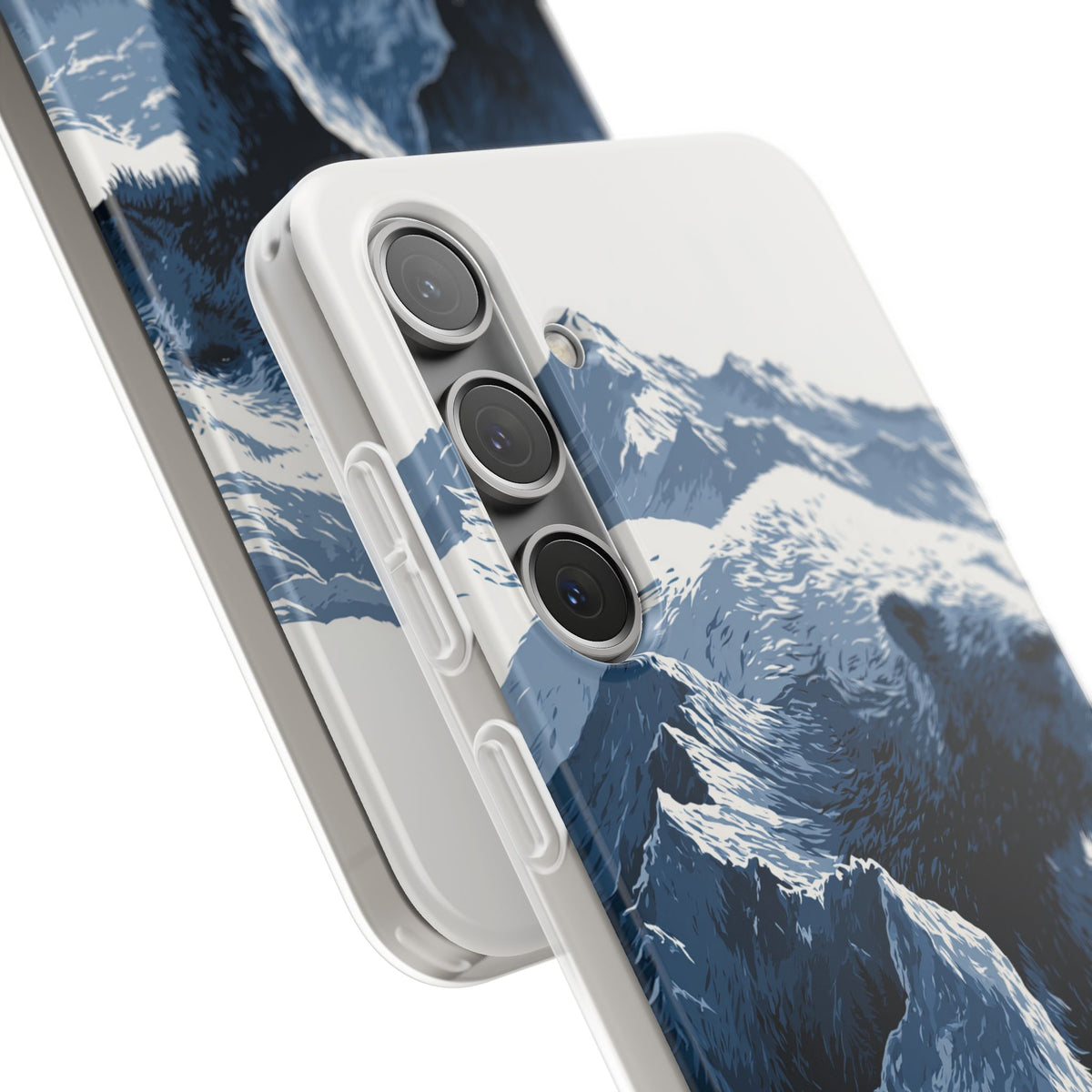 Fjord Summit Bear · Lite Phone Case for Samsung · Blue