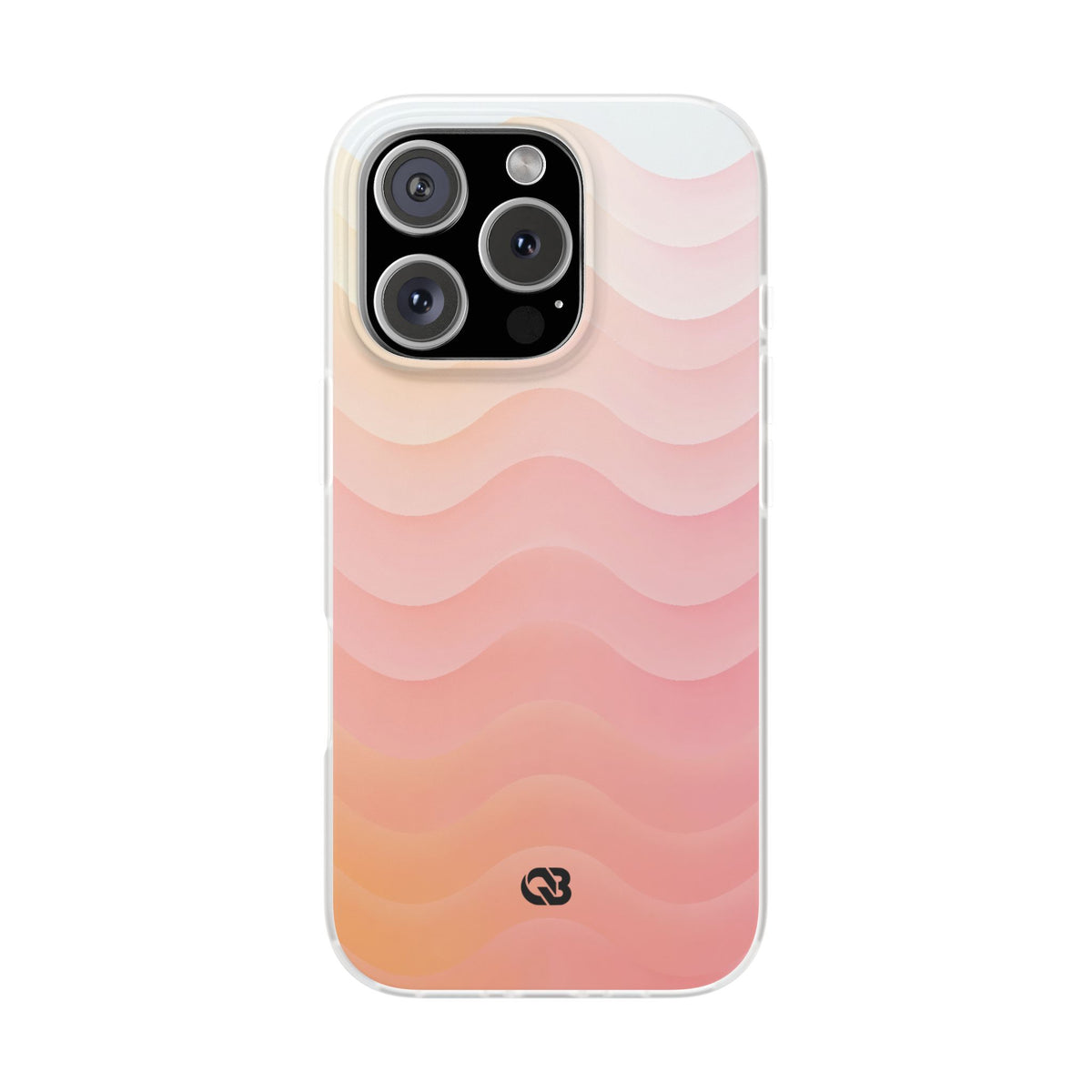 Blush Horizon Waves · Lite Phone Case for iPhone · Pink