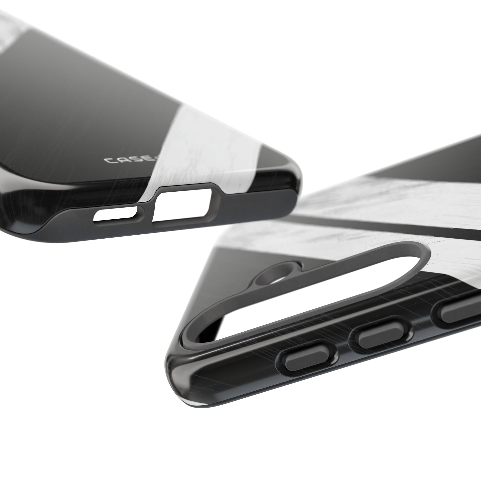 Distressed Stripe Motion Samsung S25 Skal - Tough