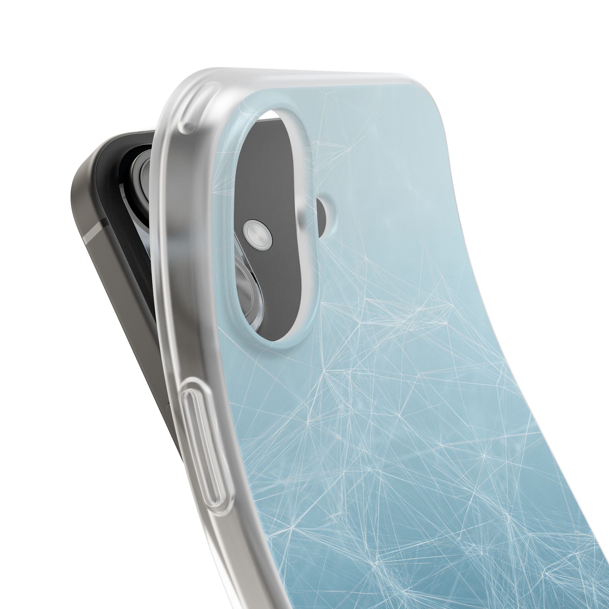 Teal Lite Phone Case for iPhone - Arctic Digital Nexus