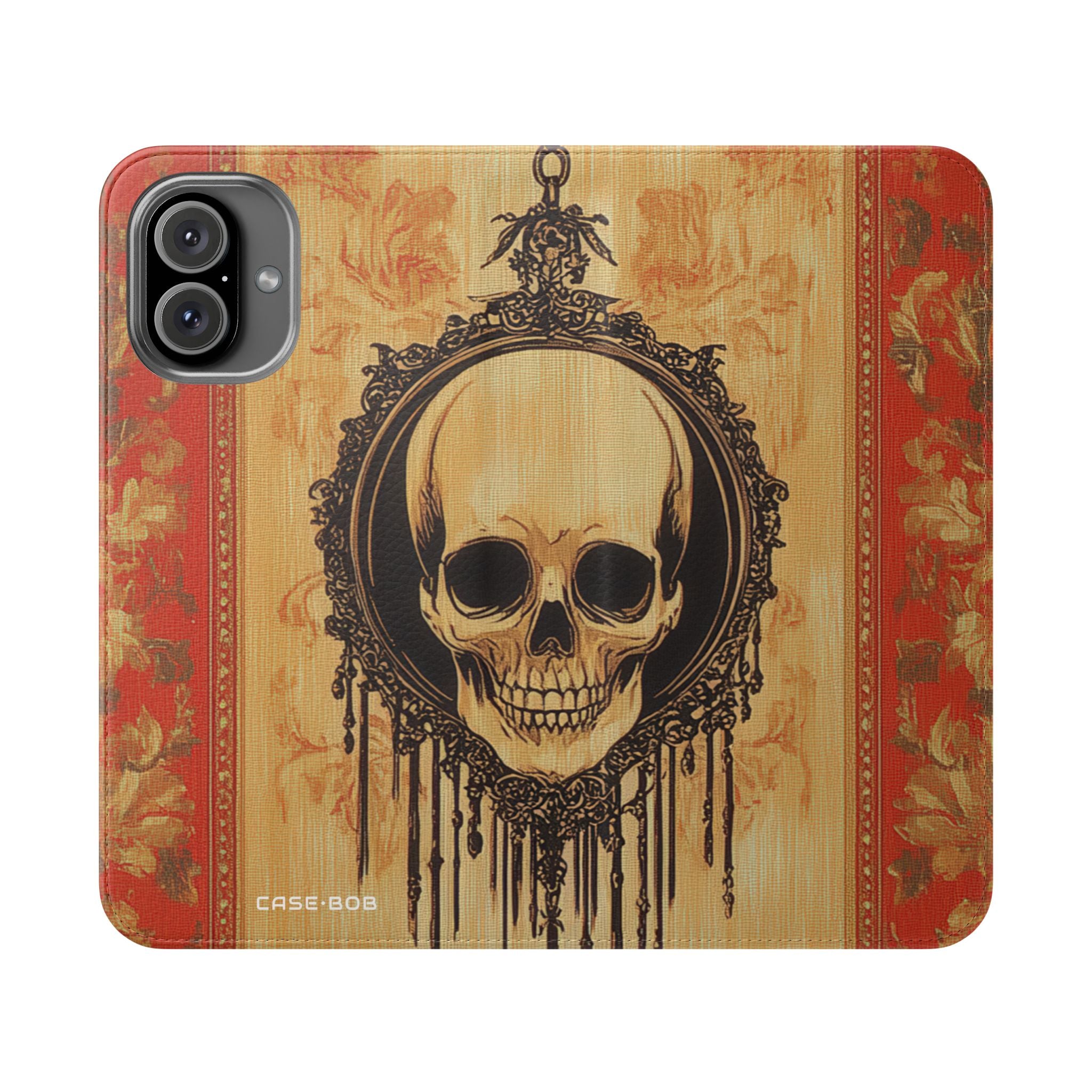 Skull Eclipse - iPhone 16 Plus Case - Wallet