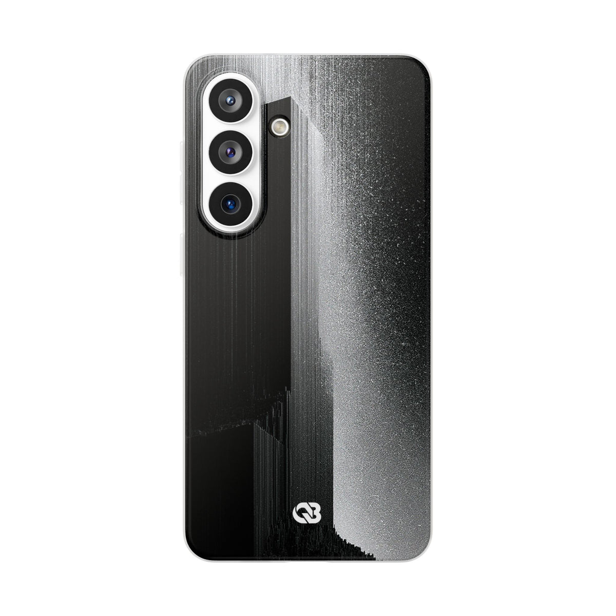 Black Lite Phone Case for Samsung - Brutalist Pixel Monolith