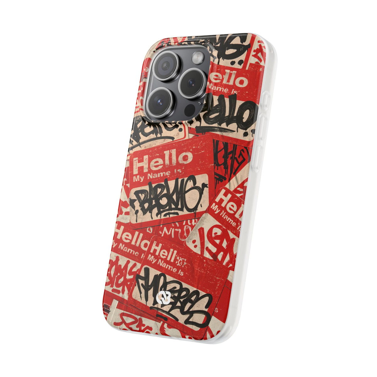 Slap Tag Collage · Lite Phone Case for iPhone · Red