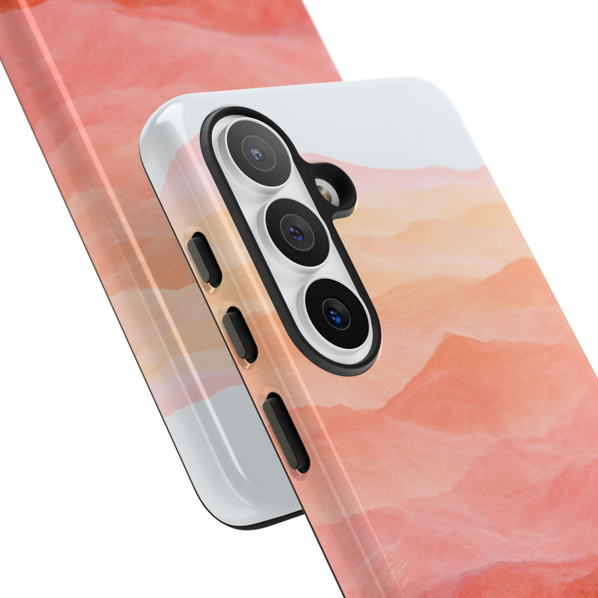 Alpenglow Ridge Vista · Tough Phone Case for Samsung · Orange