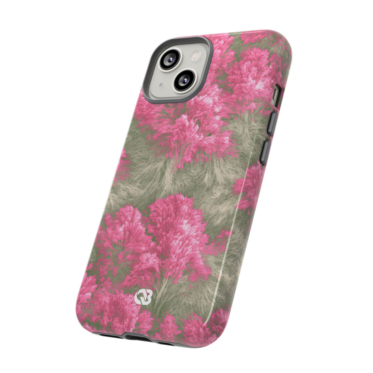 Digital Blossom · Tough Phone Case for iPhone · Pink