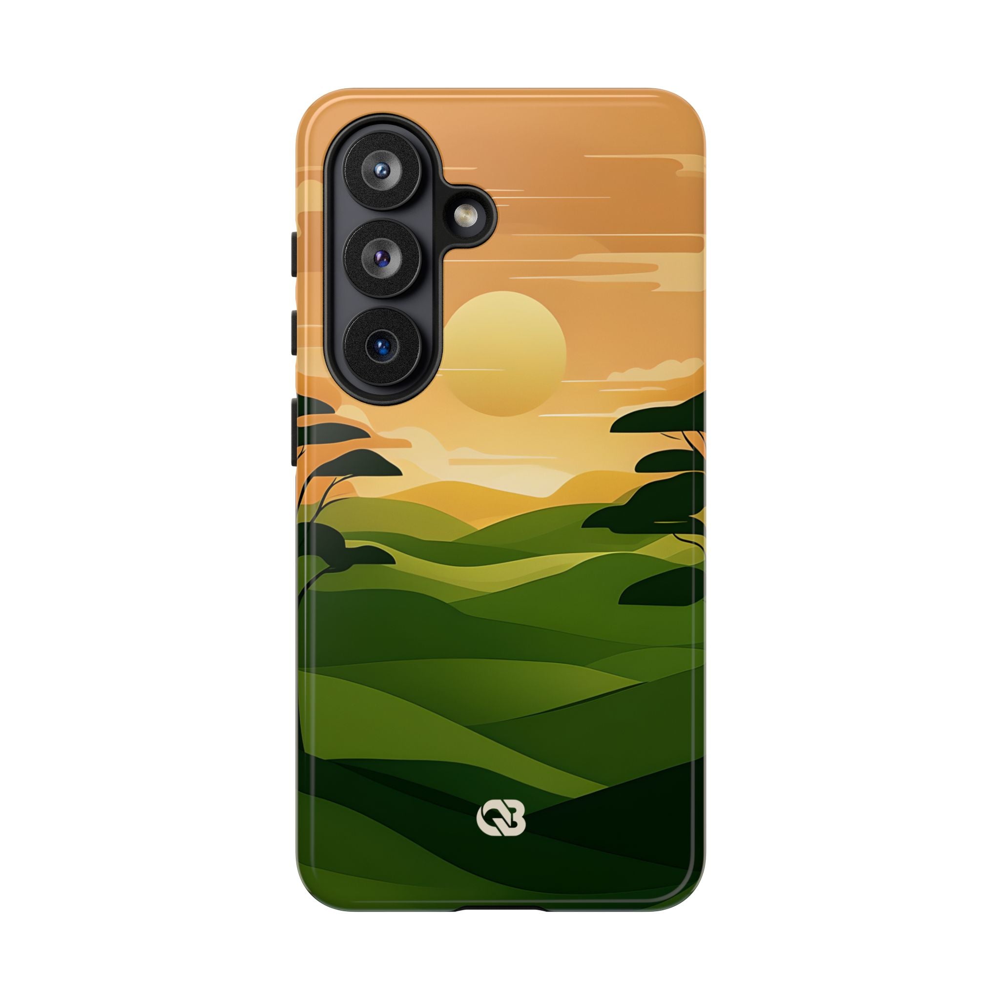 Verdant Horizon Sun · Tough Coque de téléphone pour Samsung