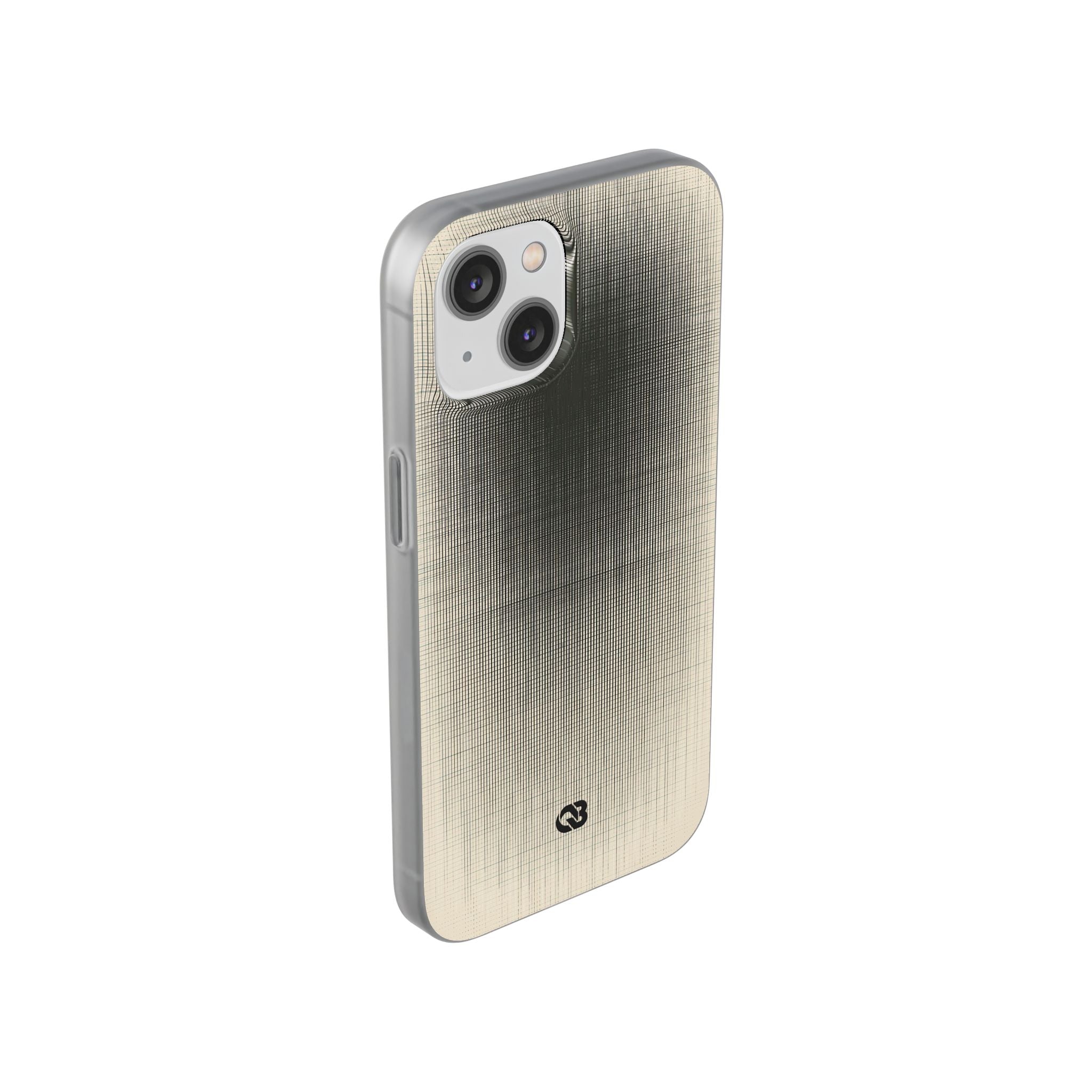 Beige Lite Phone Case for iPhone - Carbon Screen Grid