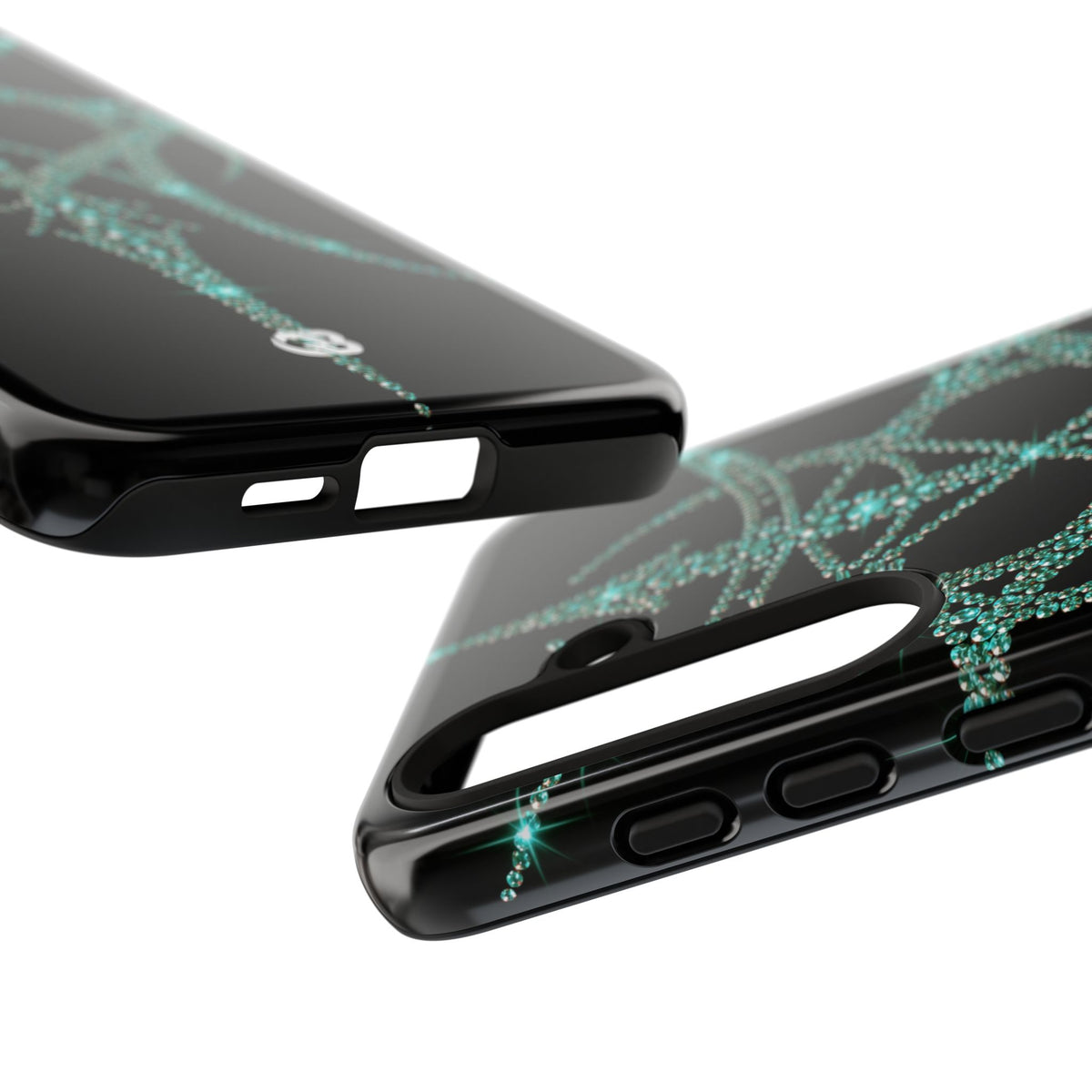 Teal Cyber Sigil · Tough Phone Case for Samsung · Teal